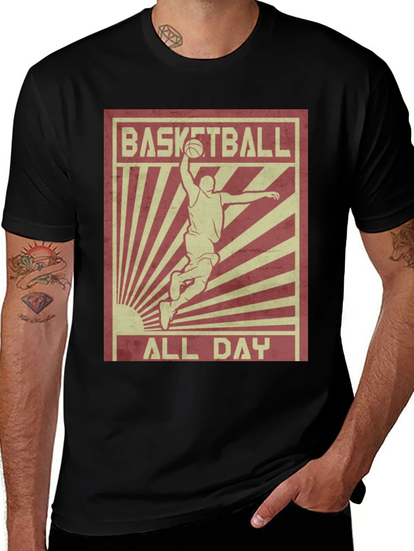Camiseta Baloncesto All Day Vintage