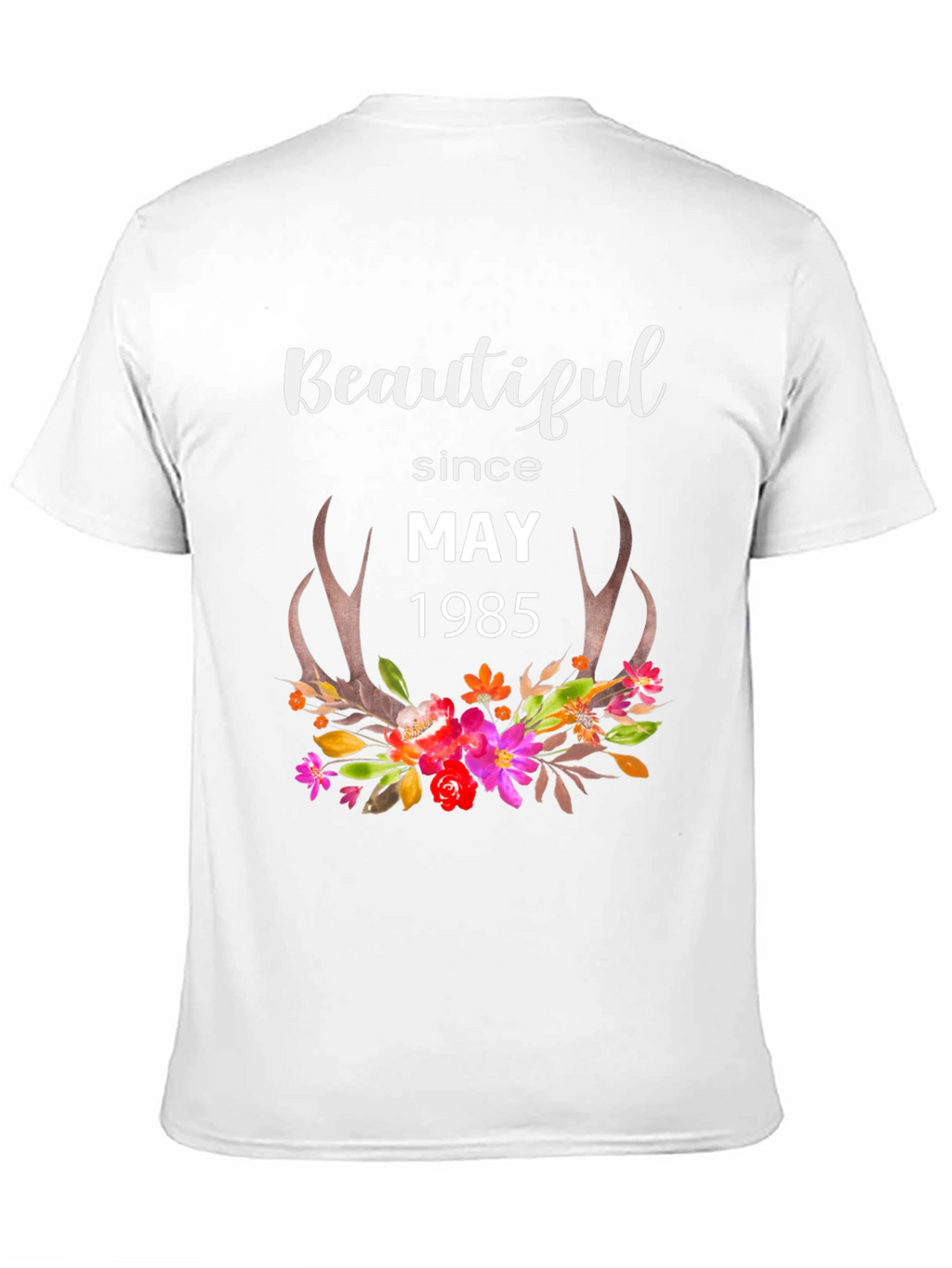 Camiseta Negra Beautiful Since May 1985