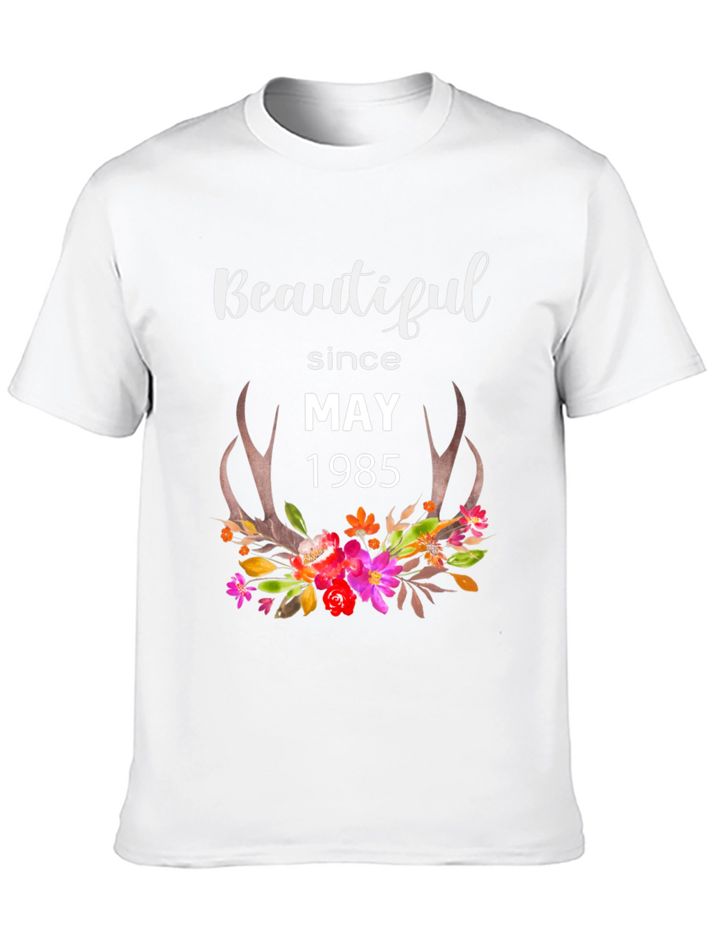 Camiseta Negra Beautiful Since May 1985