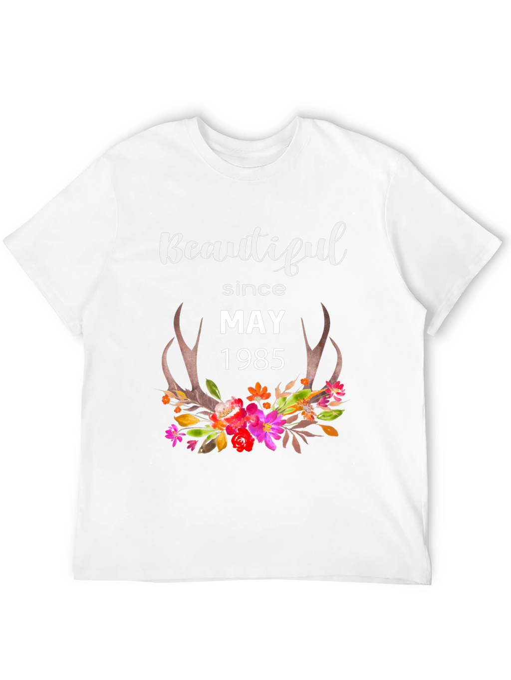 Camiseta Negra Beautiful Since May 1985