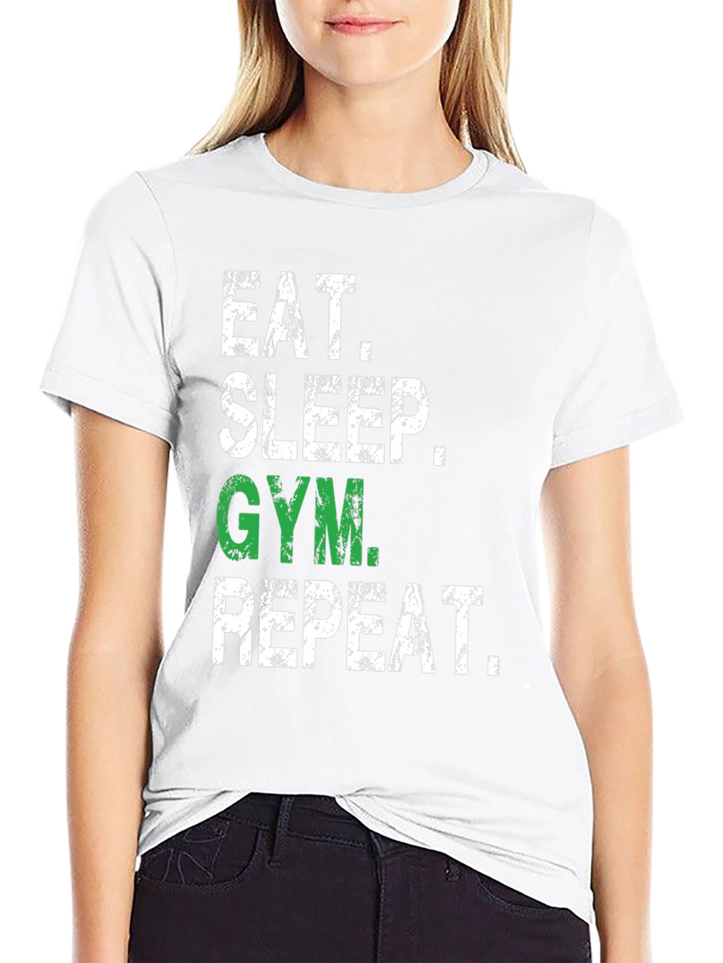 Camiseta Deportiva: Come Duerme Gym Repite