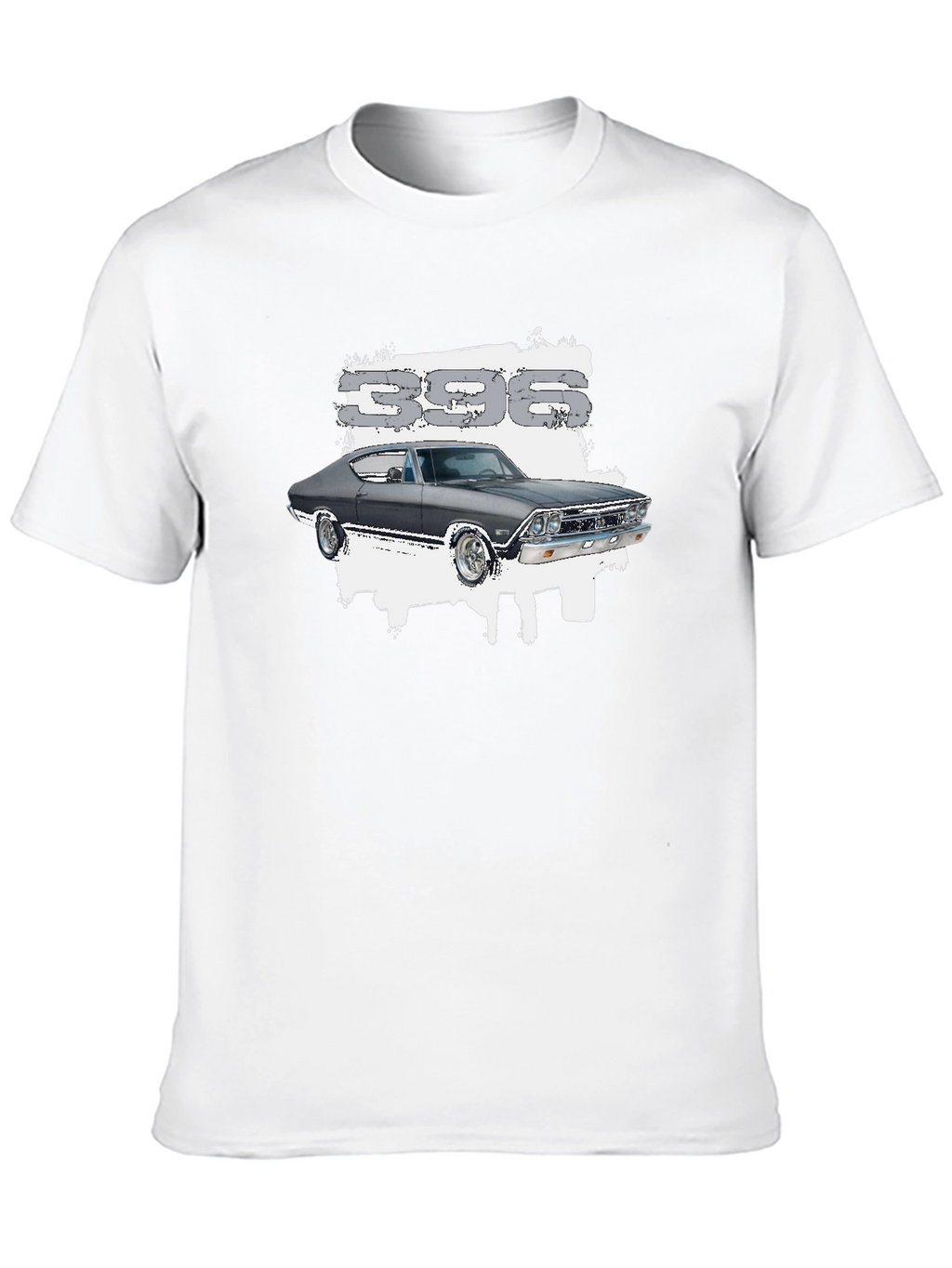 Camiseta Negra Clásica Coche 396