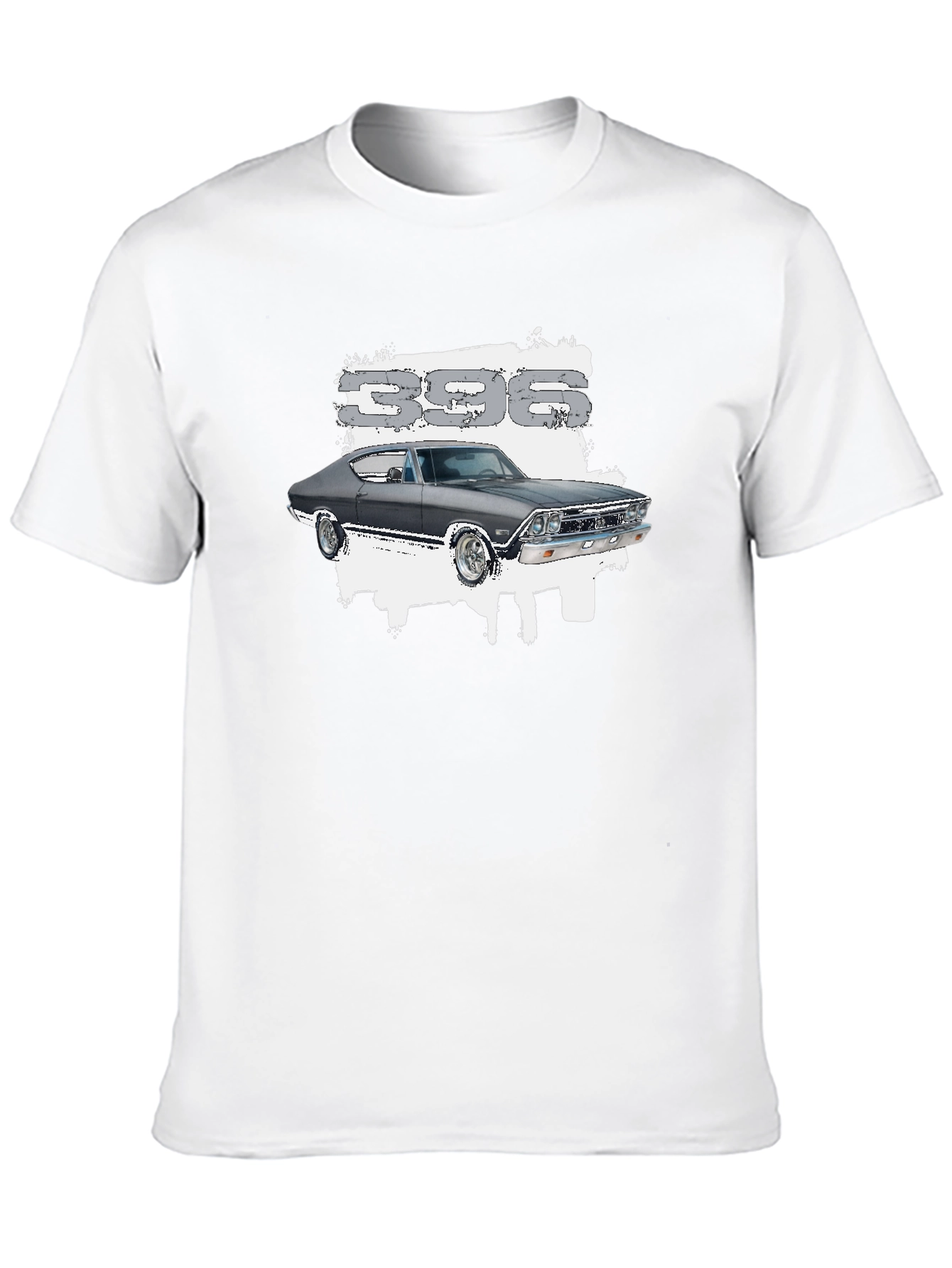Camiseta Negra Clásica Coche 396