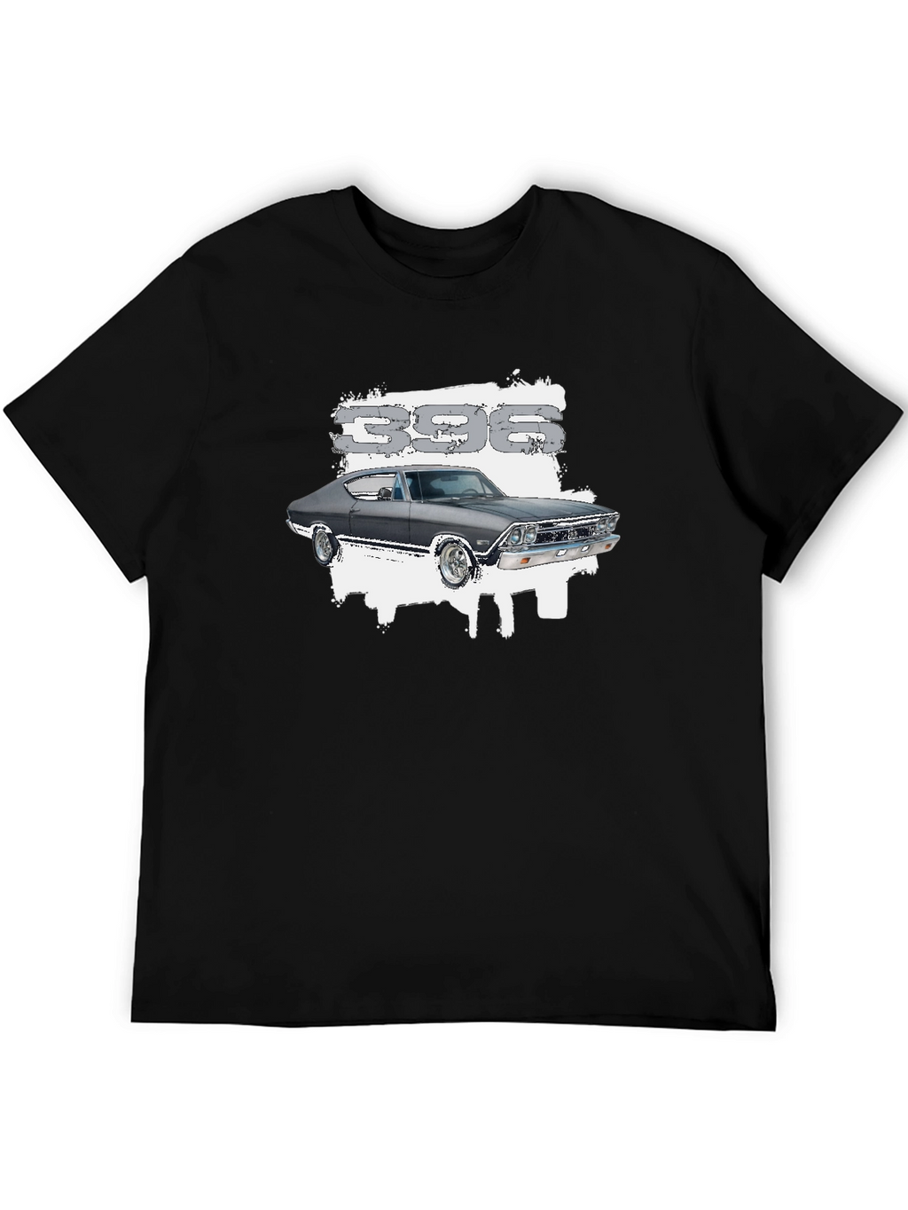 Camiseta Negra Clásica Coche 396