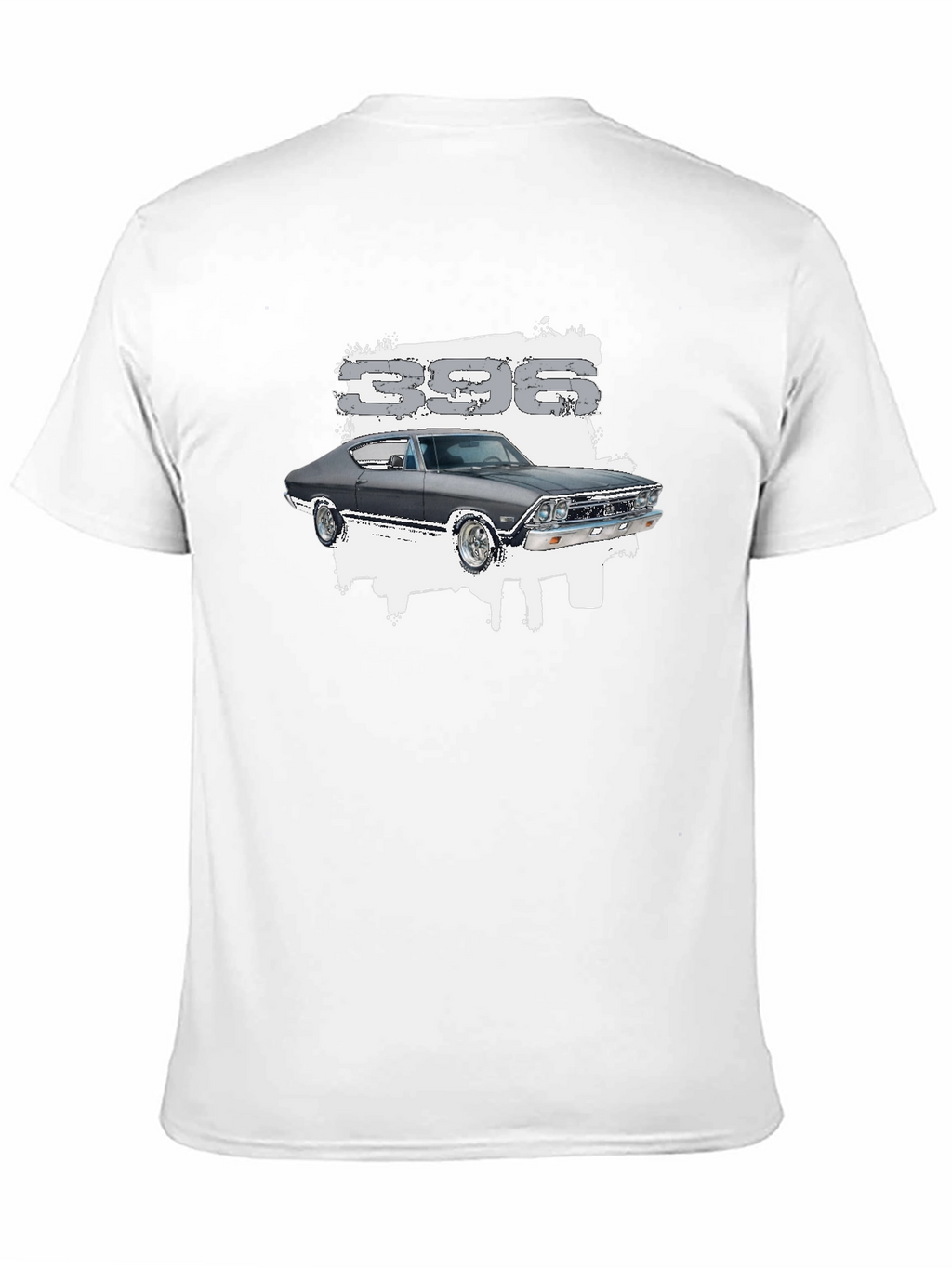 Camiseta Negra Clásica Coche 396
