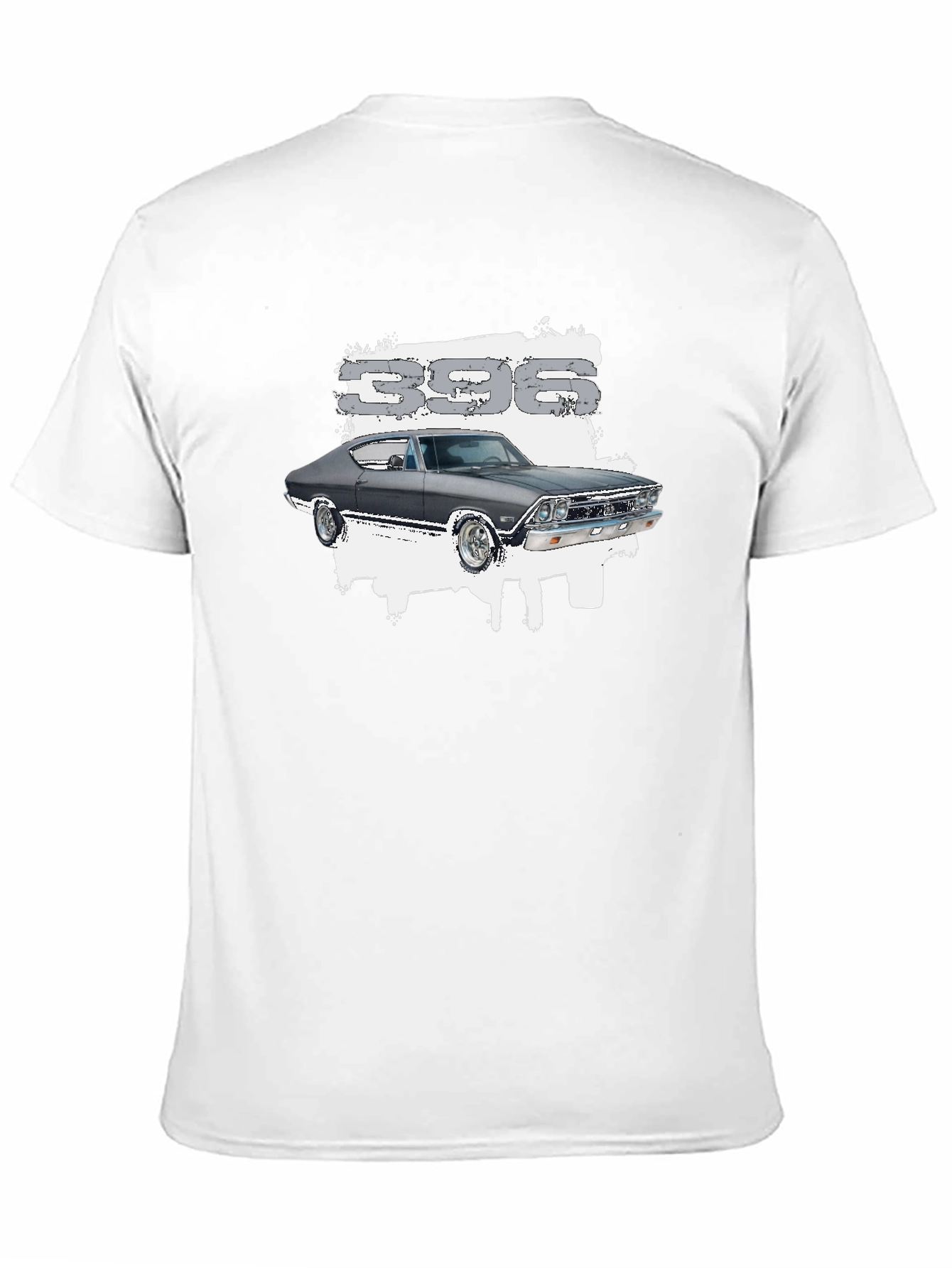 Camiseta Negra Clásica Coche 396