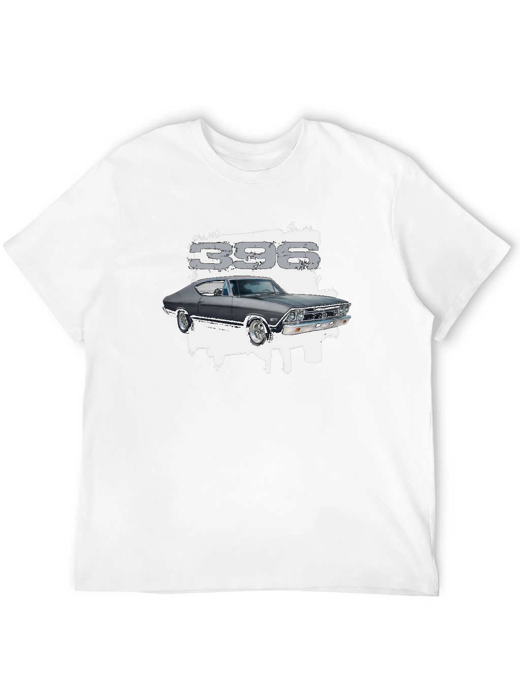 Camiseta Negra Clásica Coche 396