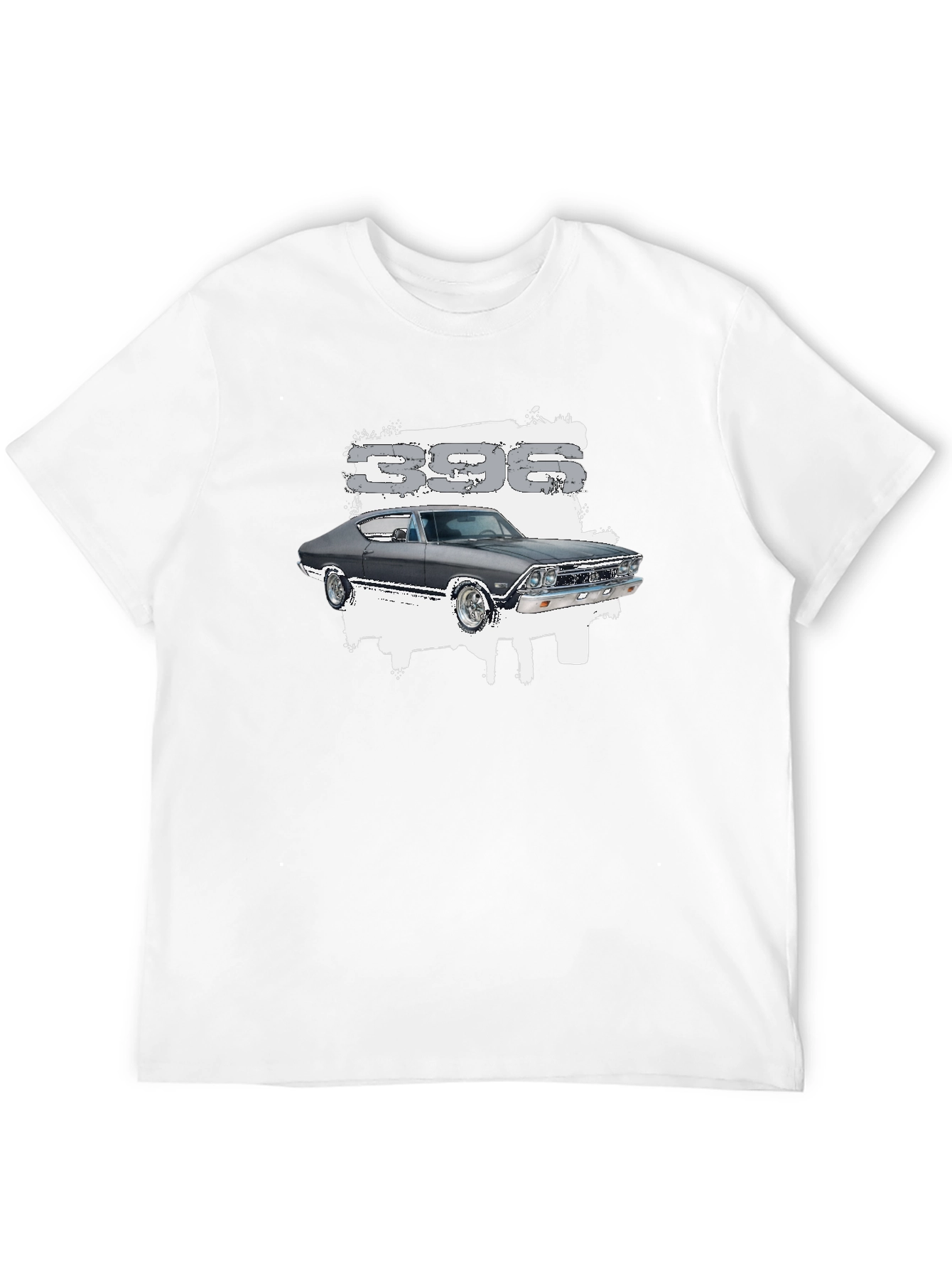 Camiseta Negra Clásica Coche 396