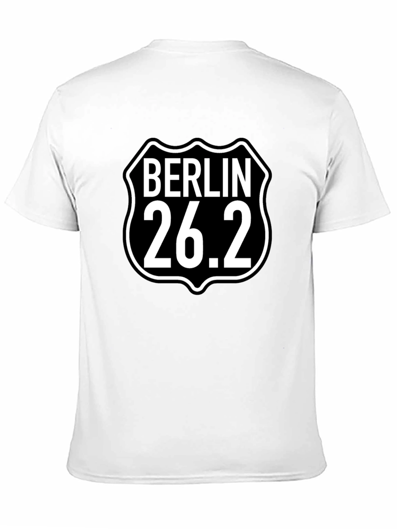 Camiseta Negra Berlín 26.2 para Corredores