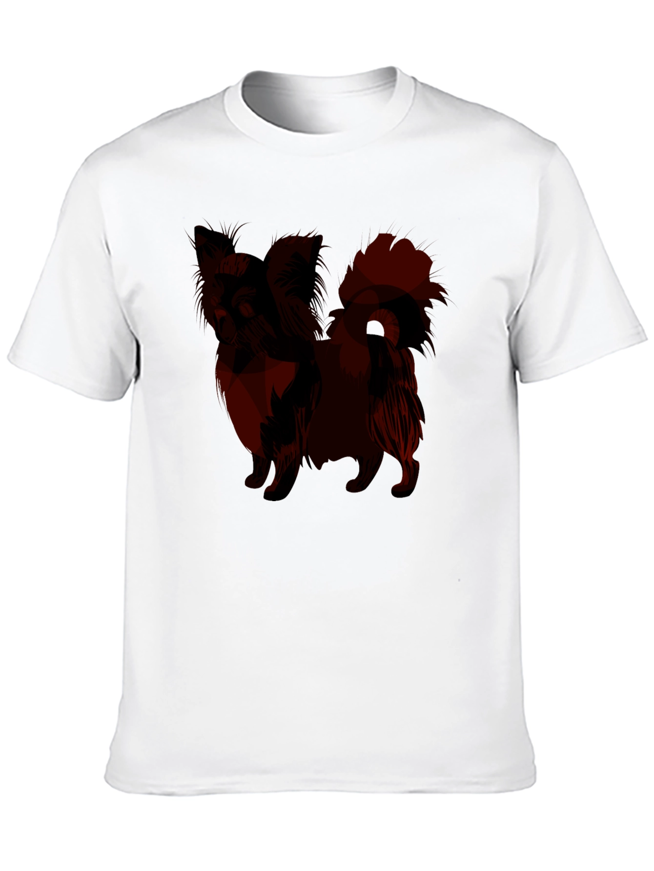 Camiseta Negra con Diseño de Chihuahua