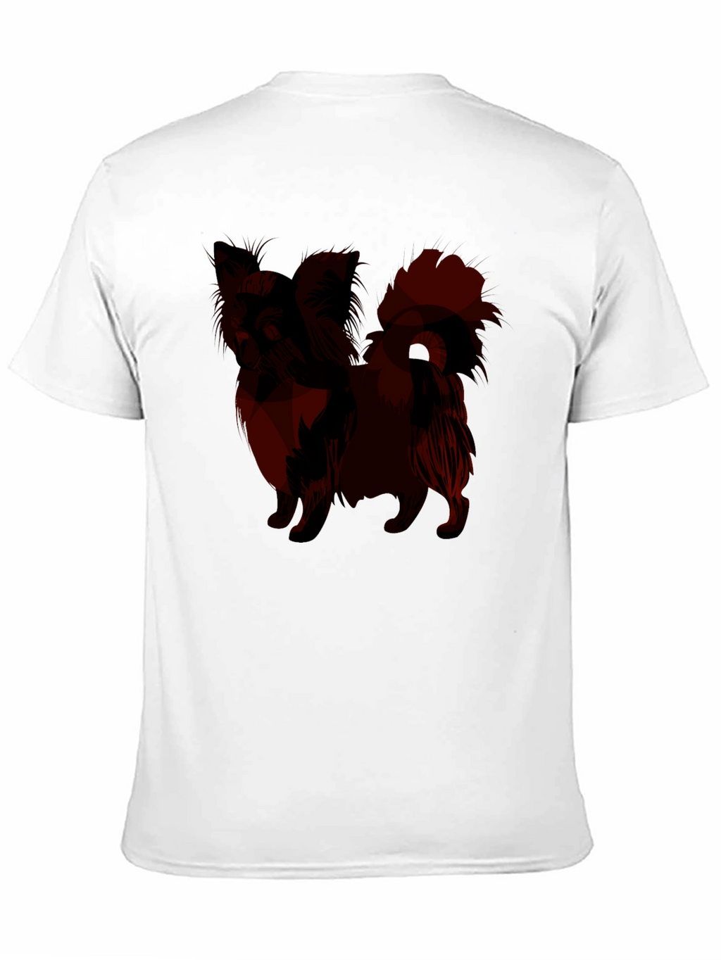 Camiseta Negra con Diseño de Chihuahua