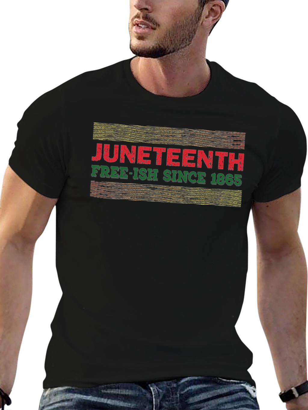 Camiseta Juneteenth Free-ish Since 1865 Algodón