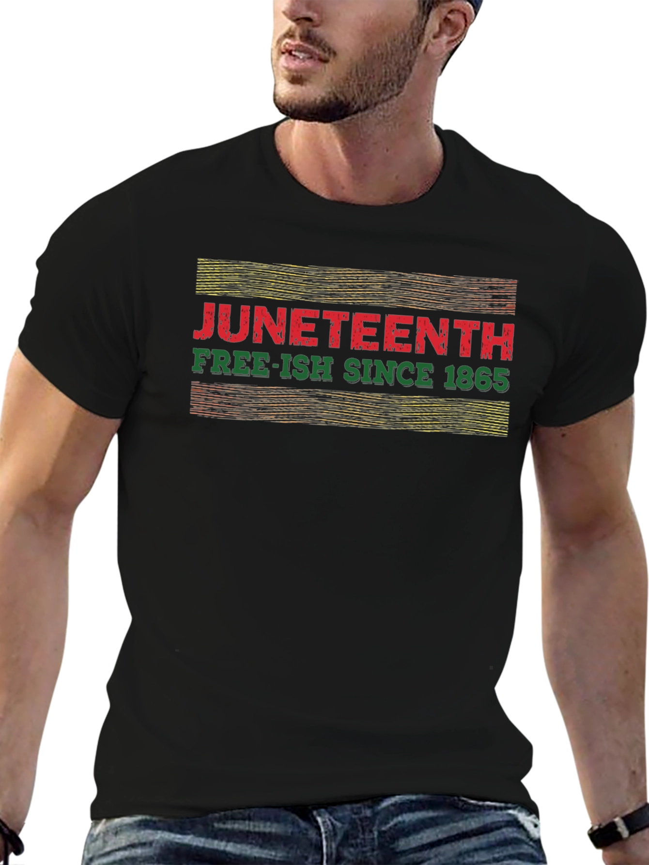 Camiseta Juneteenth Free-ish Since 1865 Algodón