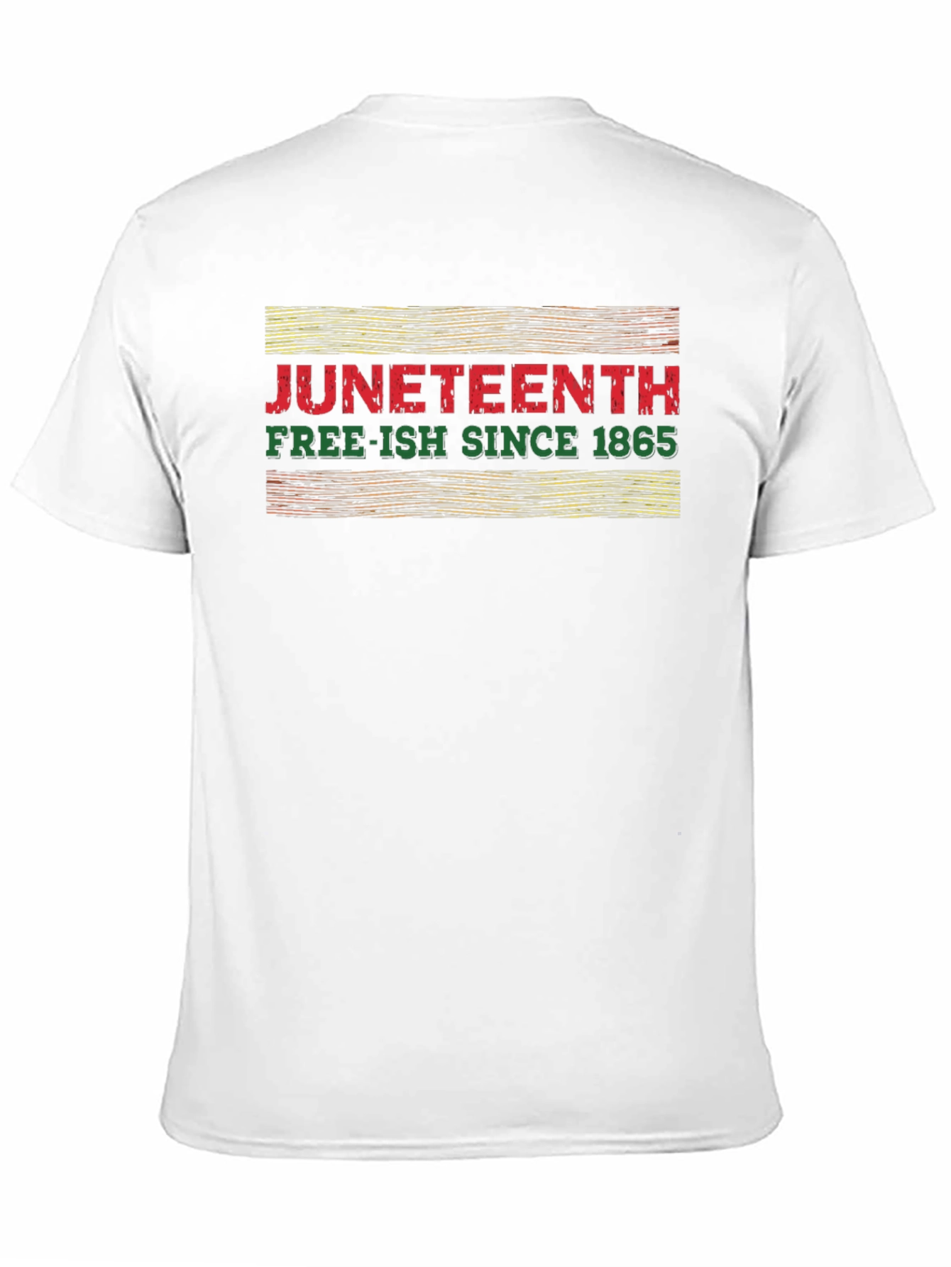 Camiseta Juneteenth Free-ish Since 1865 Algodón