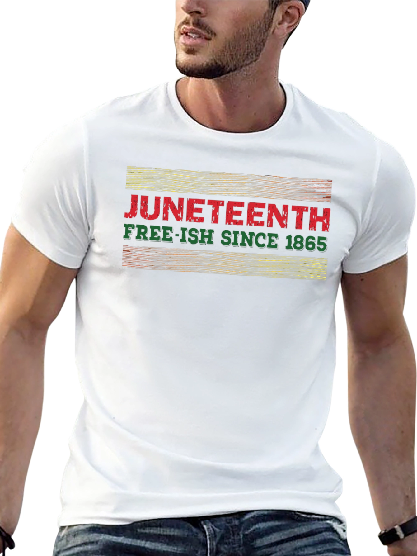 Camiseta Juneteenth Free-ish Since 1865 Algodón
