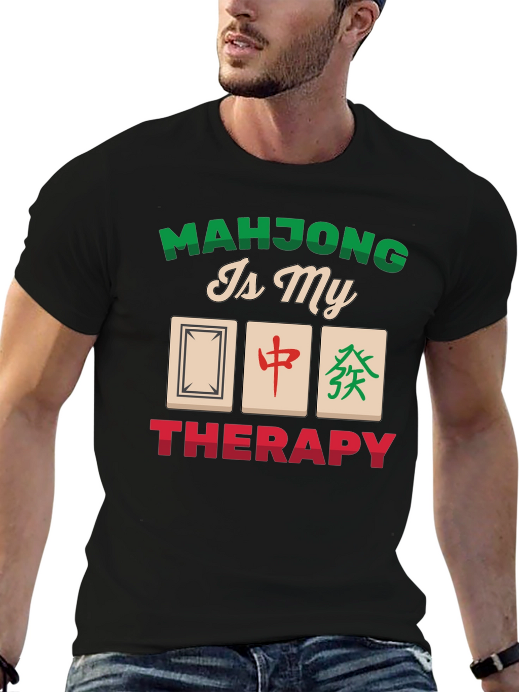 Camiseta Mahjong Is My Therapy
