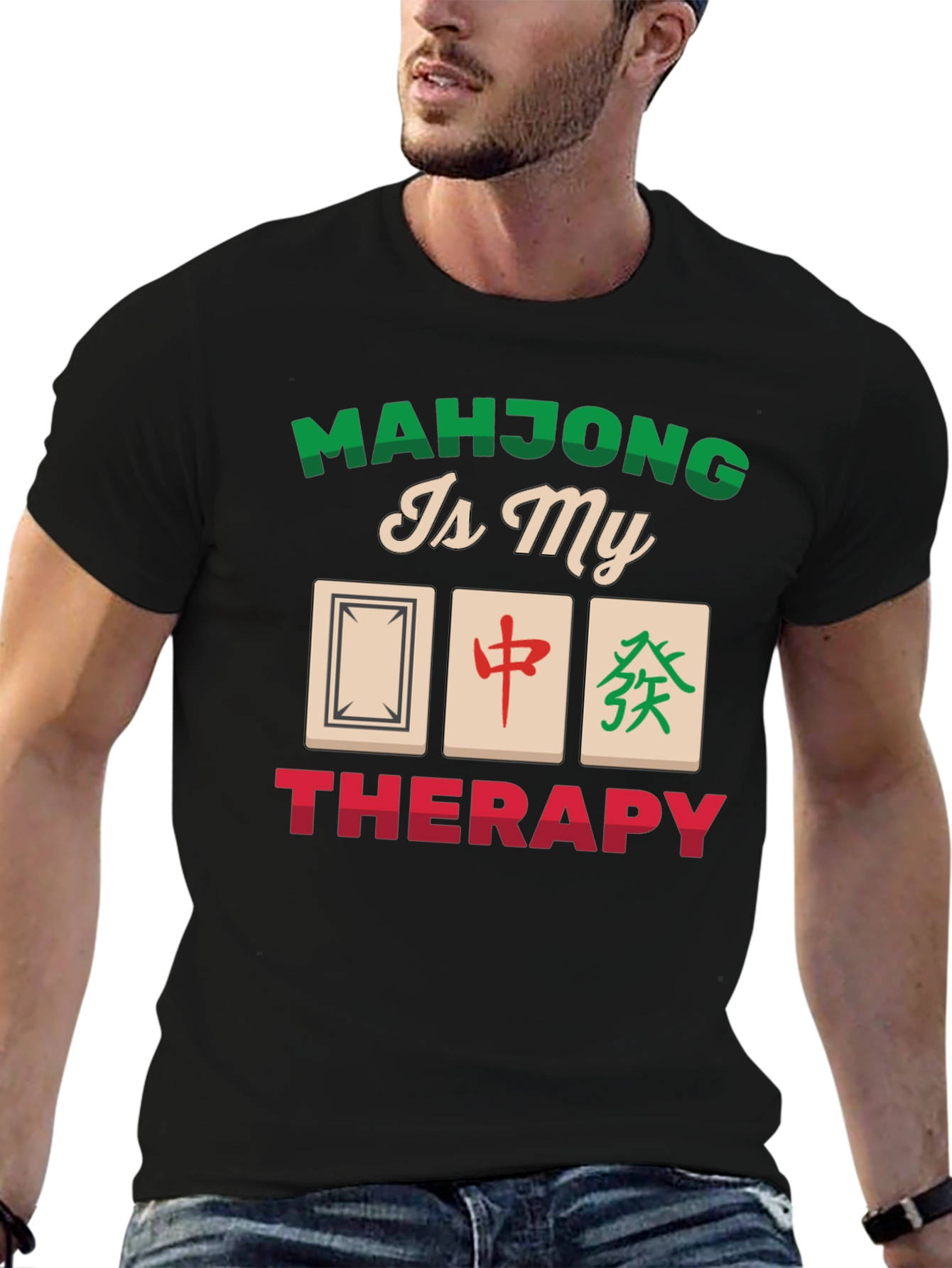 Camiseta Mahjong Is My Therapy