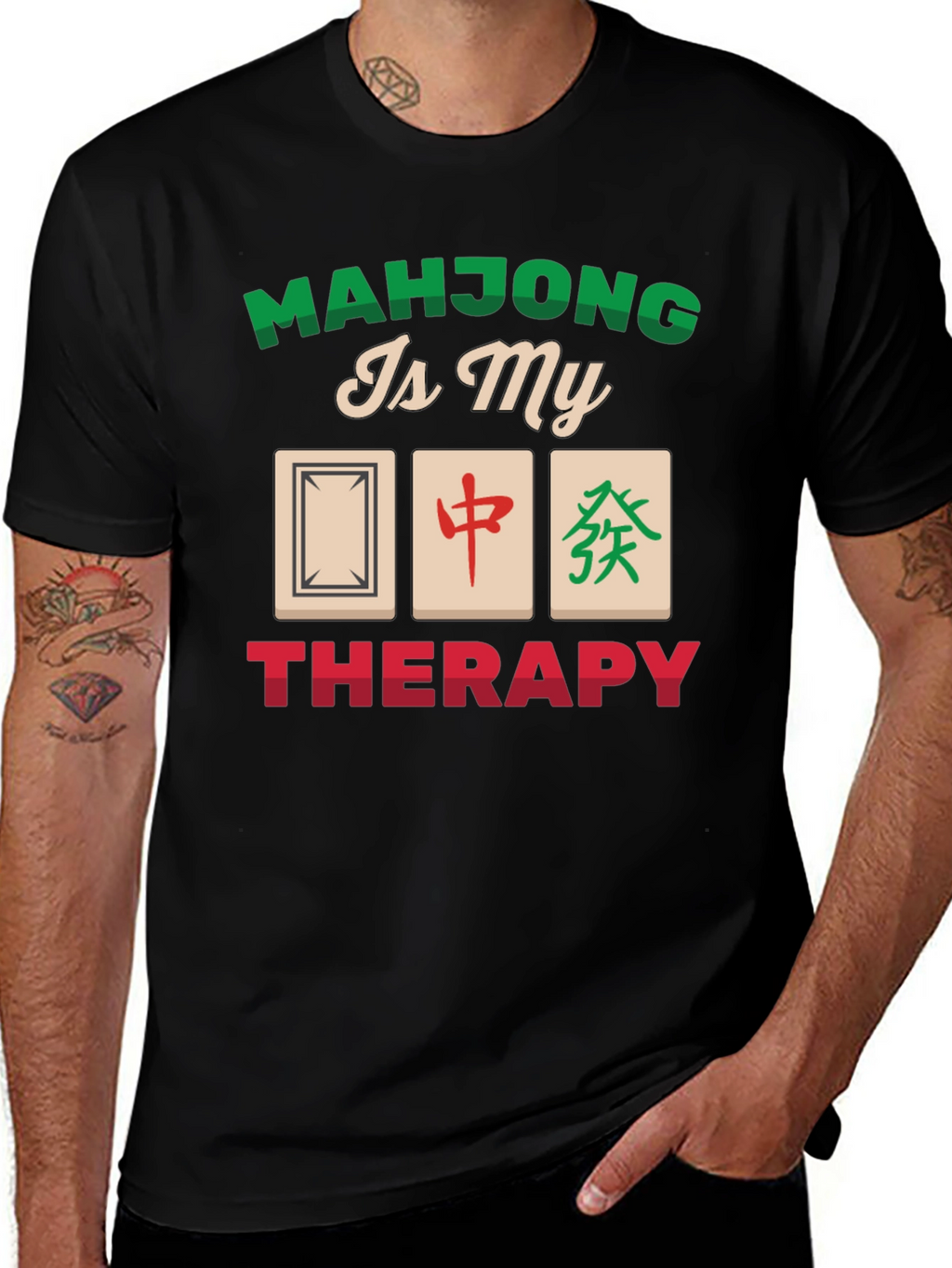 Camiseta Mahjong Is My Therapy