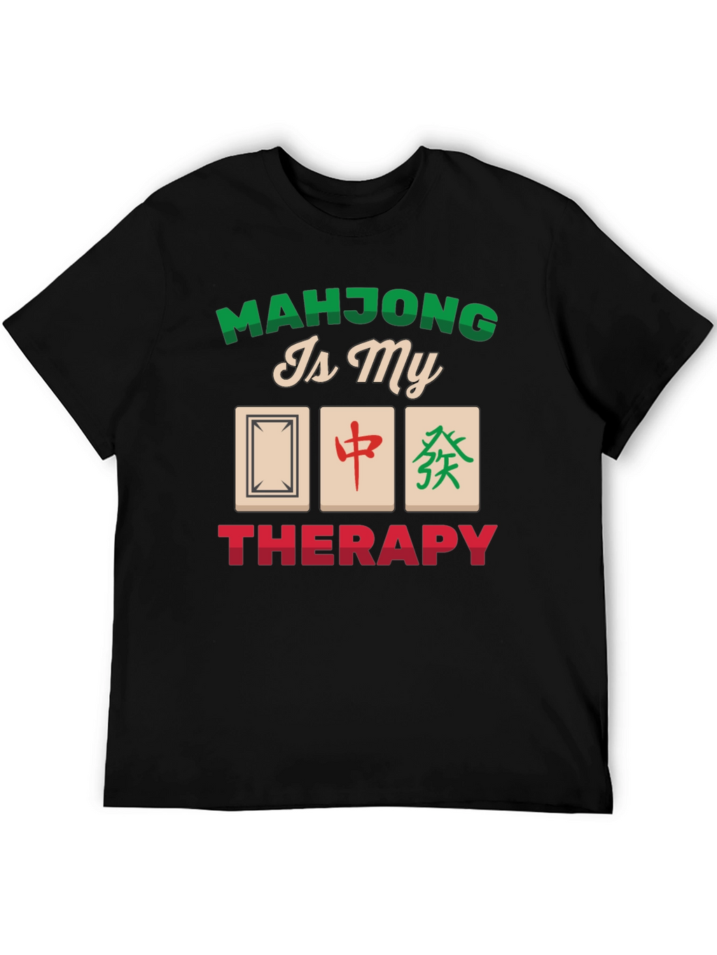 Camiseta Mahjong Is My Therapy