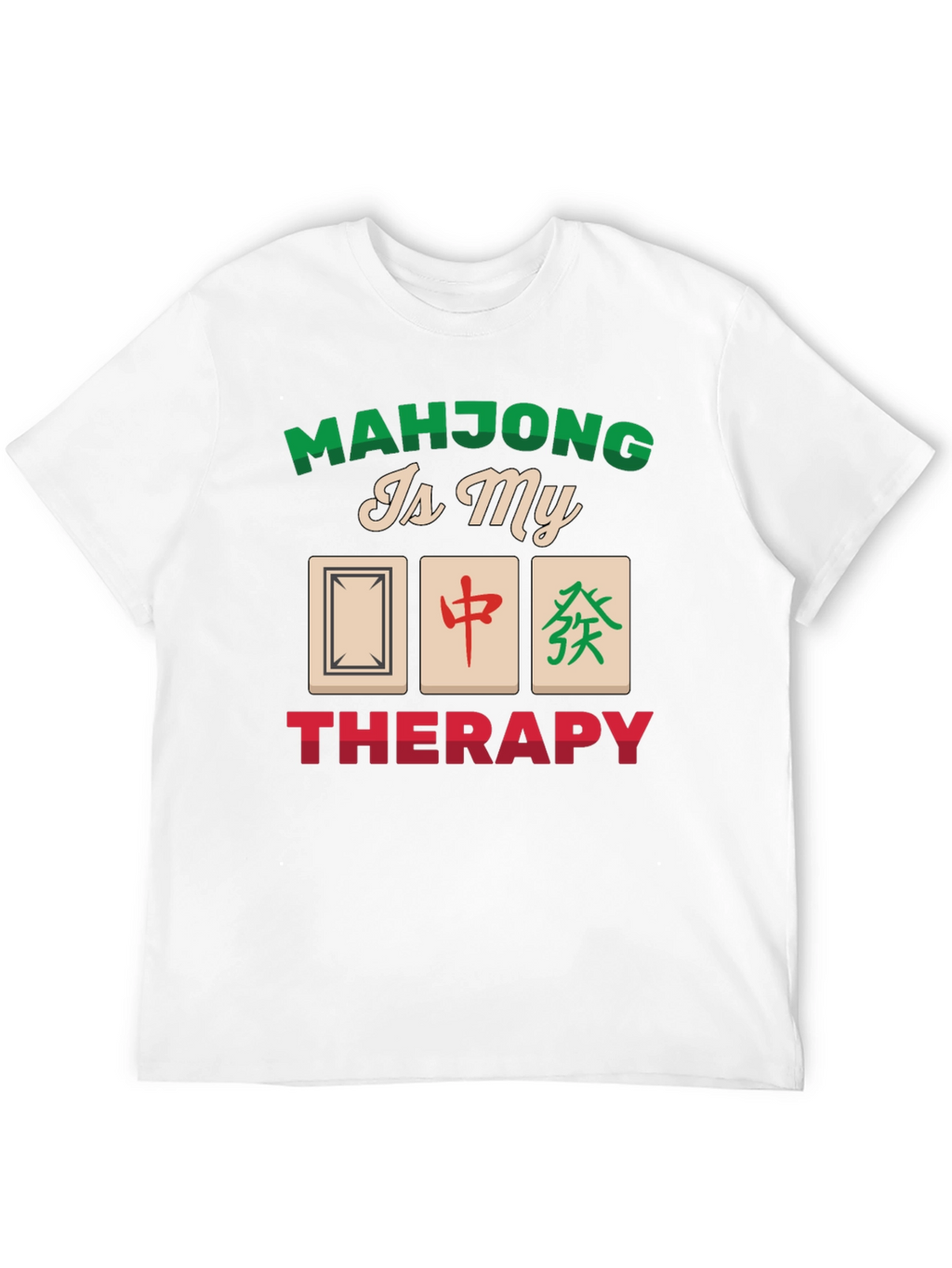 Camiseta Mahjong Is My Therapy