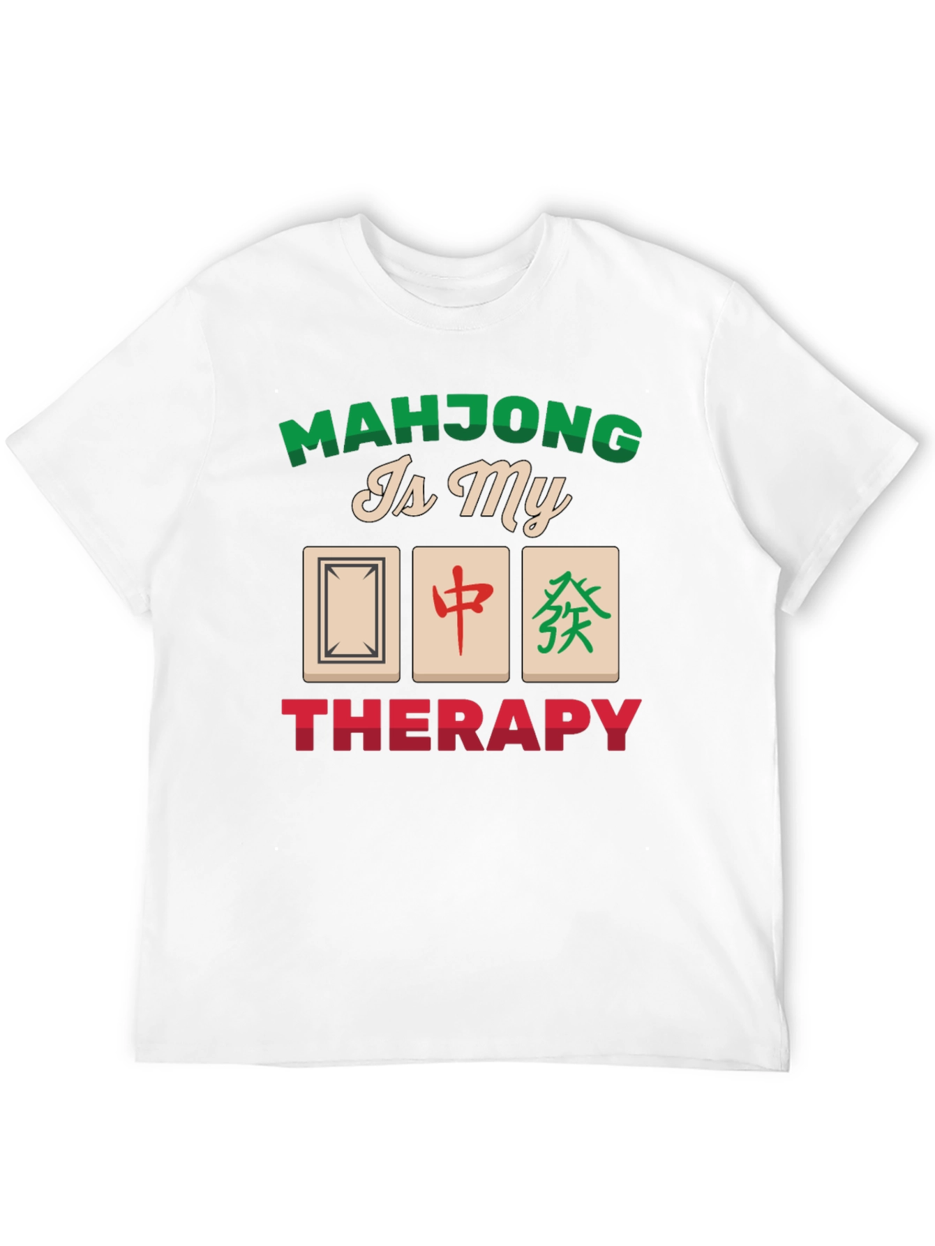 Camiseta Mahjong Is My Therapy