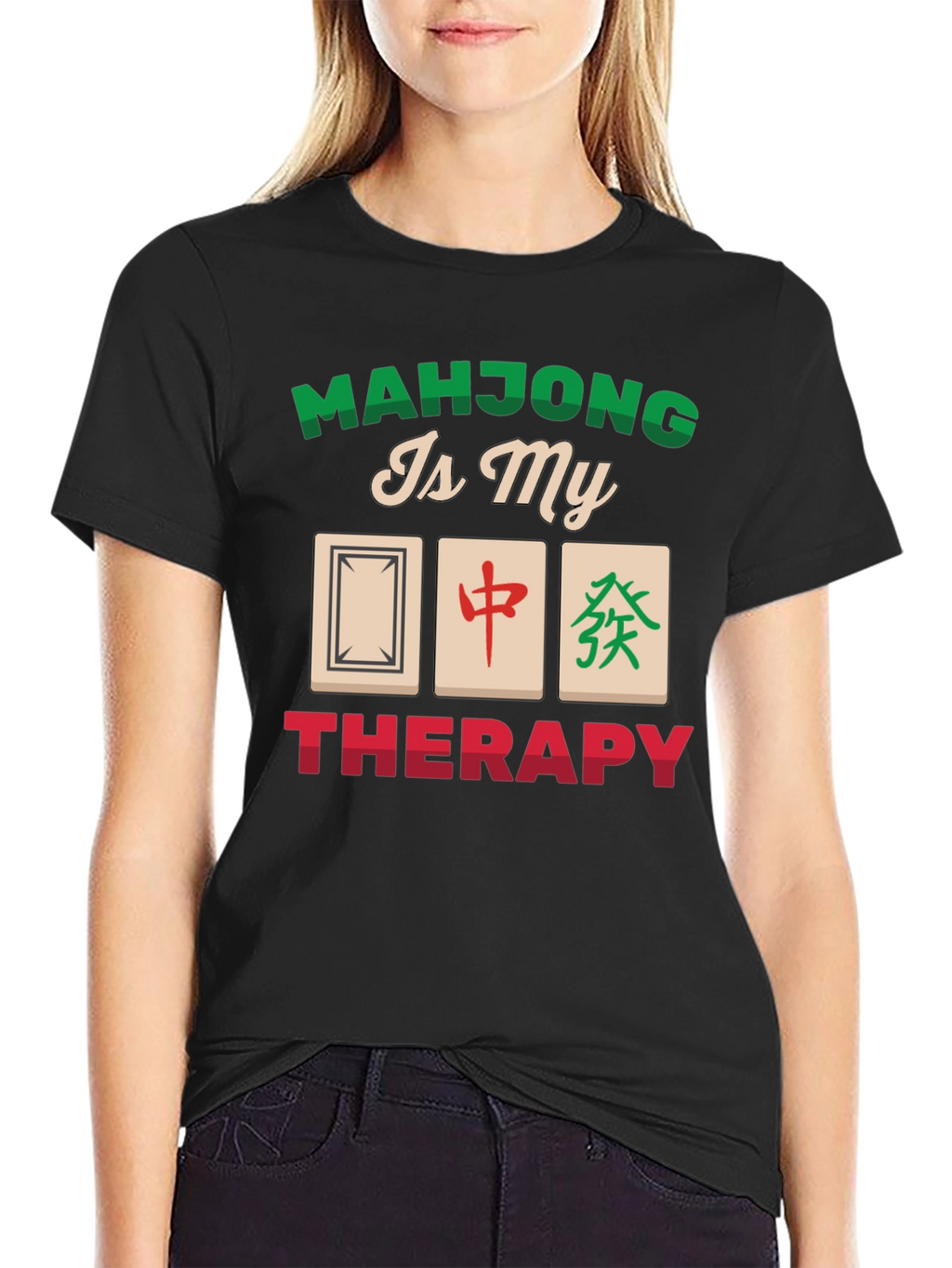 Camiseta Mahjong Is My Therapy