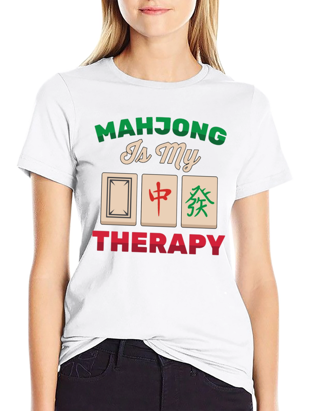Camiseta Mahjong Is My Therapy