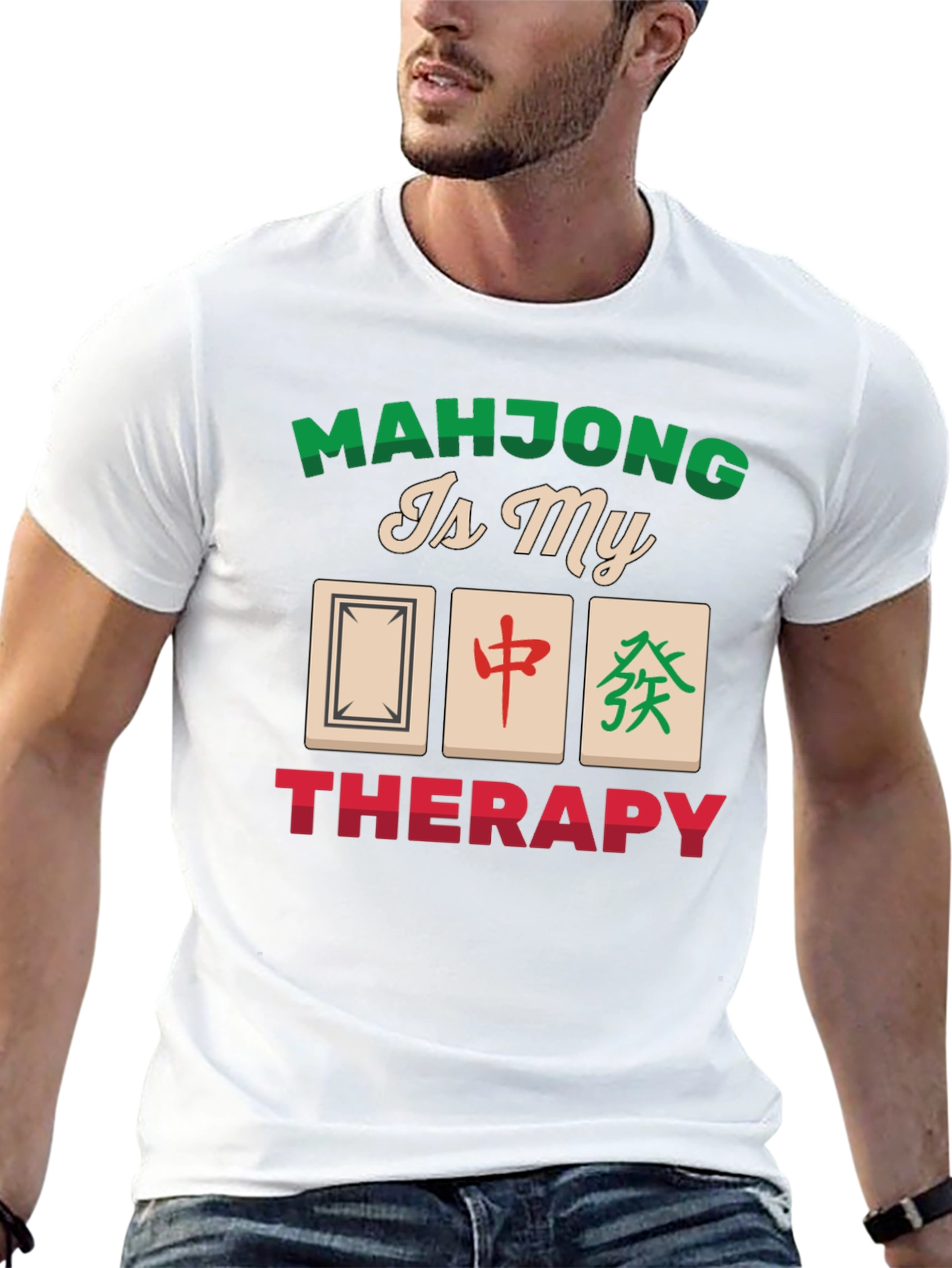Camiseta Mahjong Is My Therapy