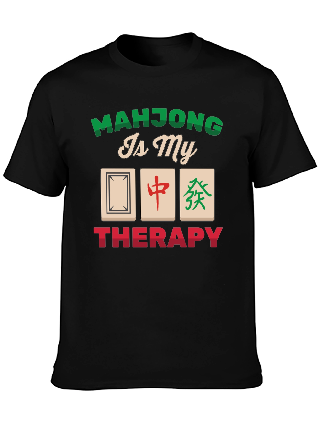 Camiseta Mahjong Is My Therapy