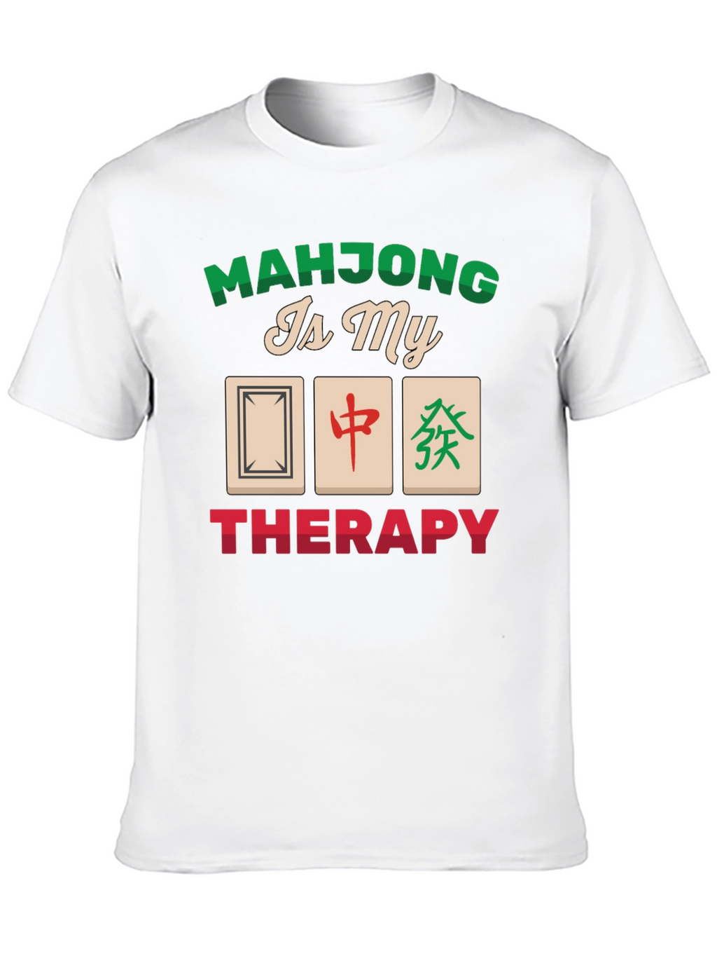 Camiseta Mahjong Is My Therapy