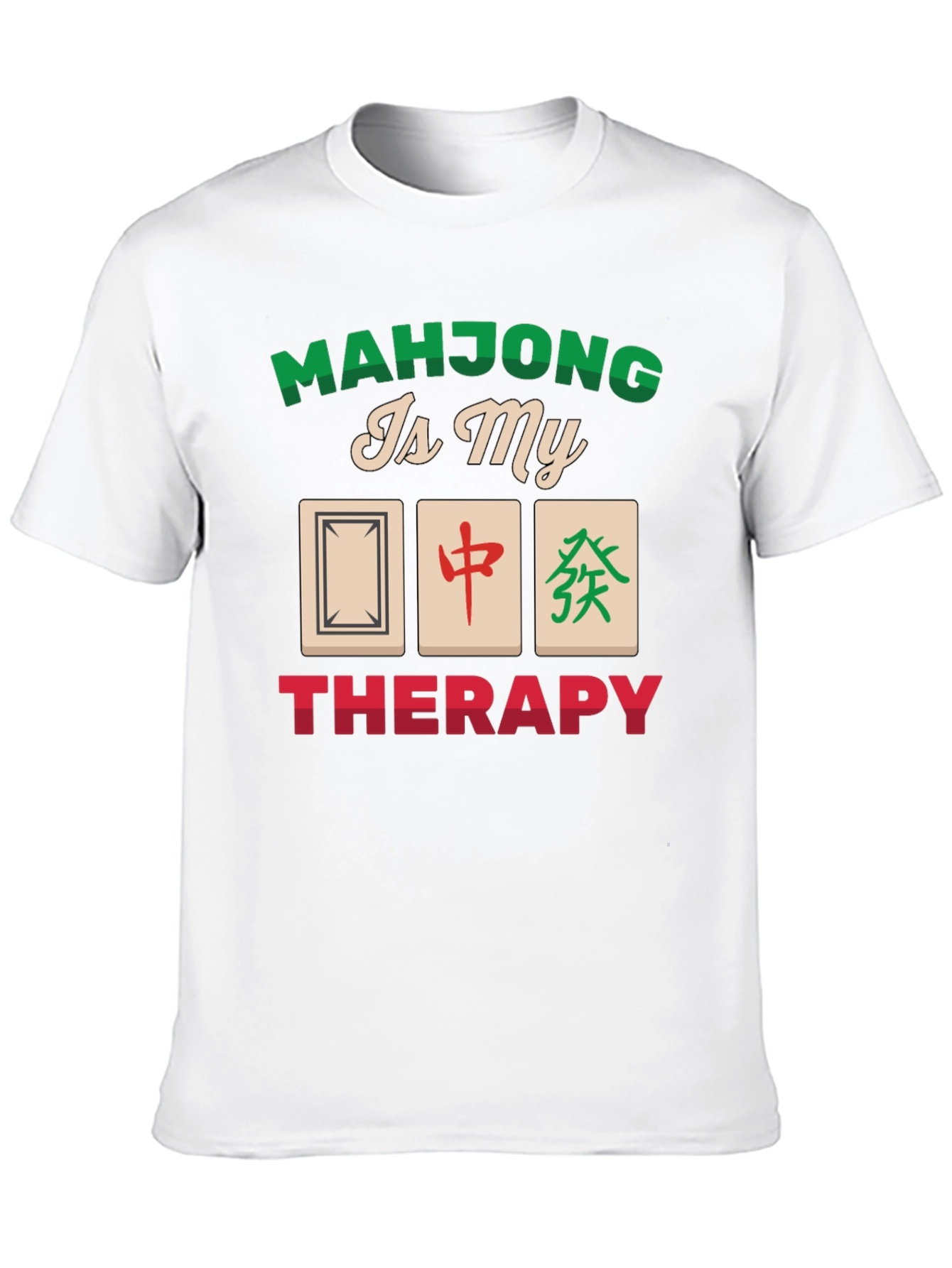 Camiseta Mahjong Is My Therapy