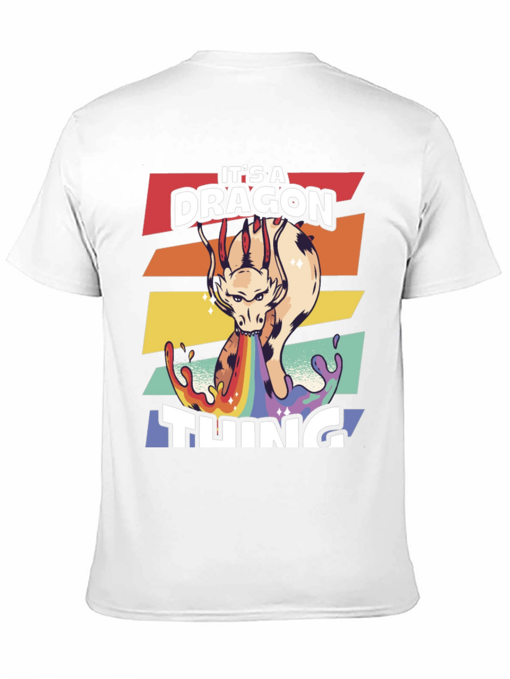 Camiseta Negra con Diseño de Dragón