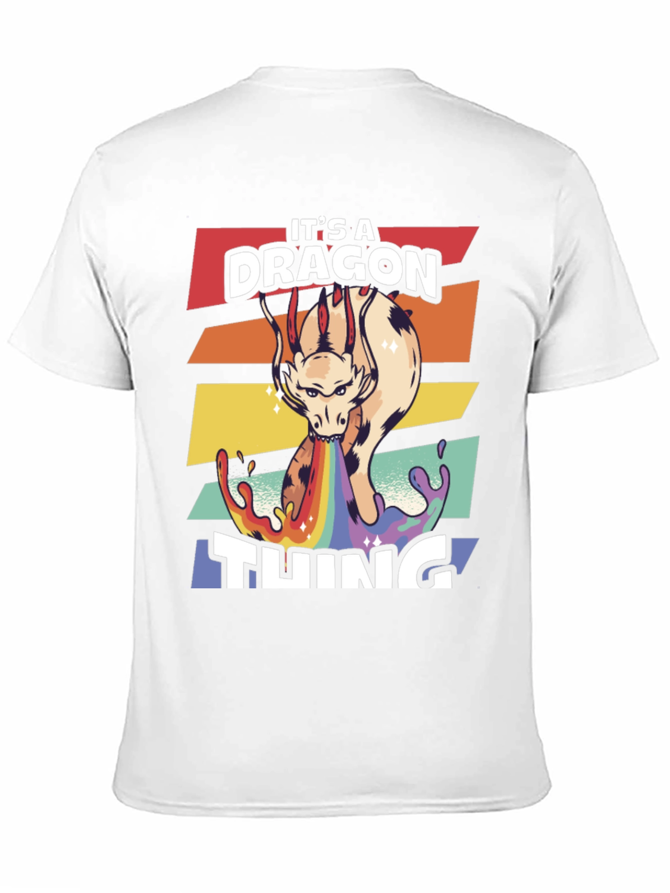 Camiseta Negra con Diseño de Dragón