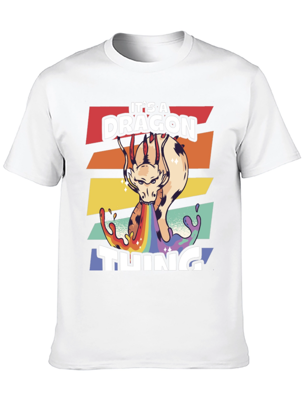 Camiseta Negra con Diseño de Dragón