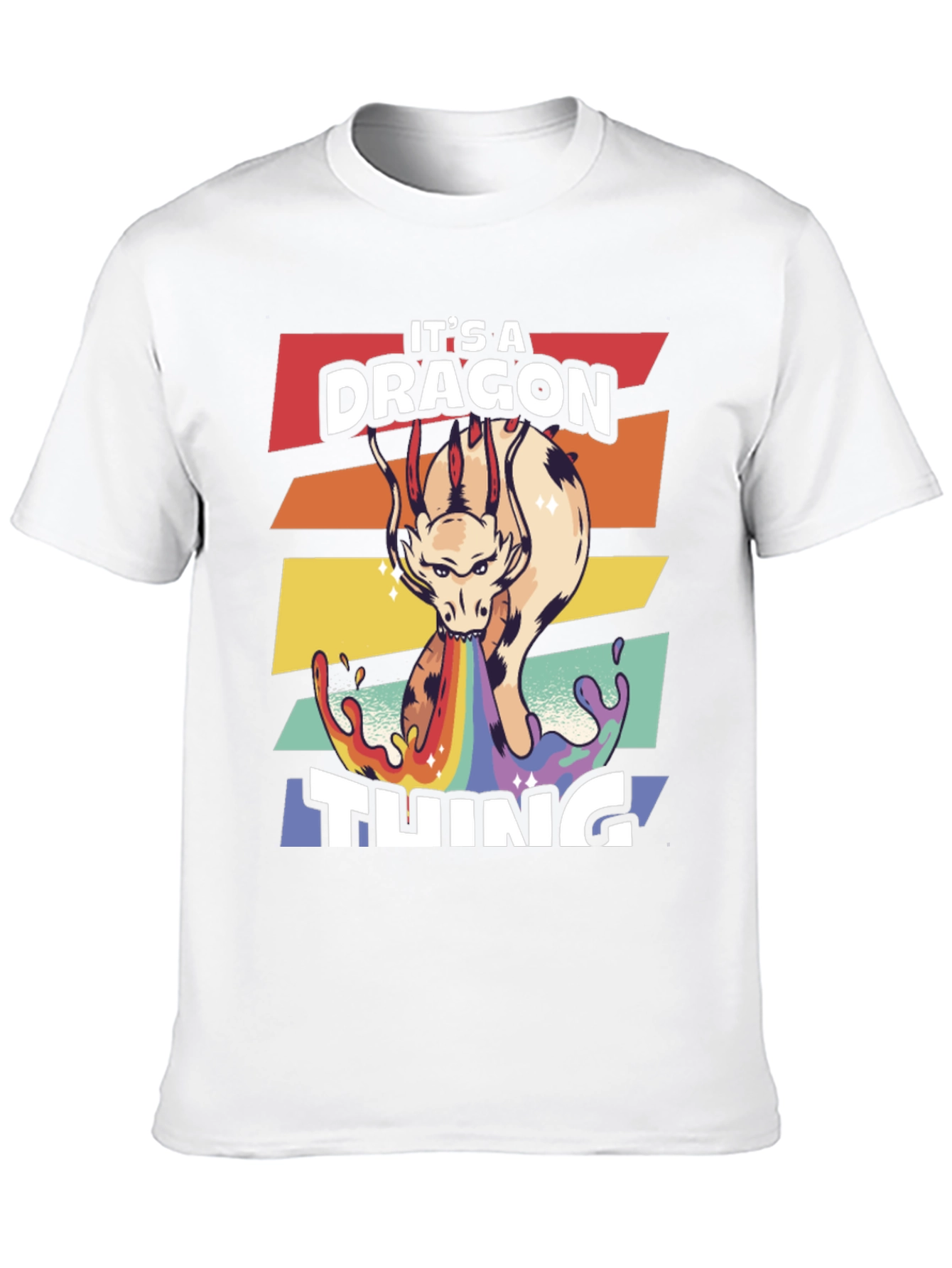 Camiseta Negra con Diseño de Dragón