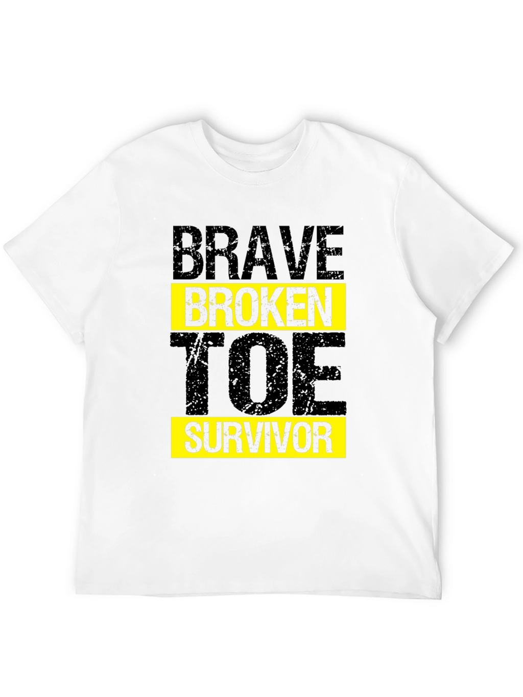 Camiseta Negra Brave Broken Toe Survivor