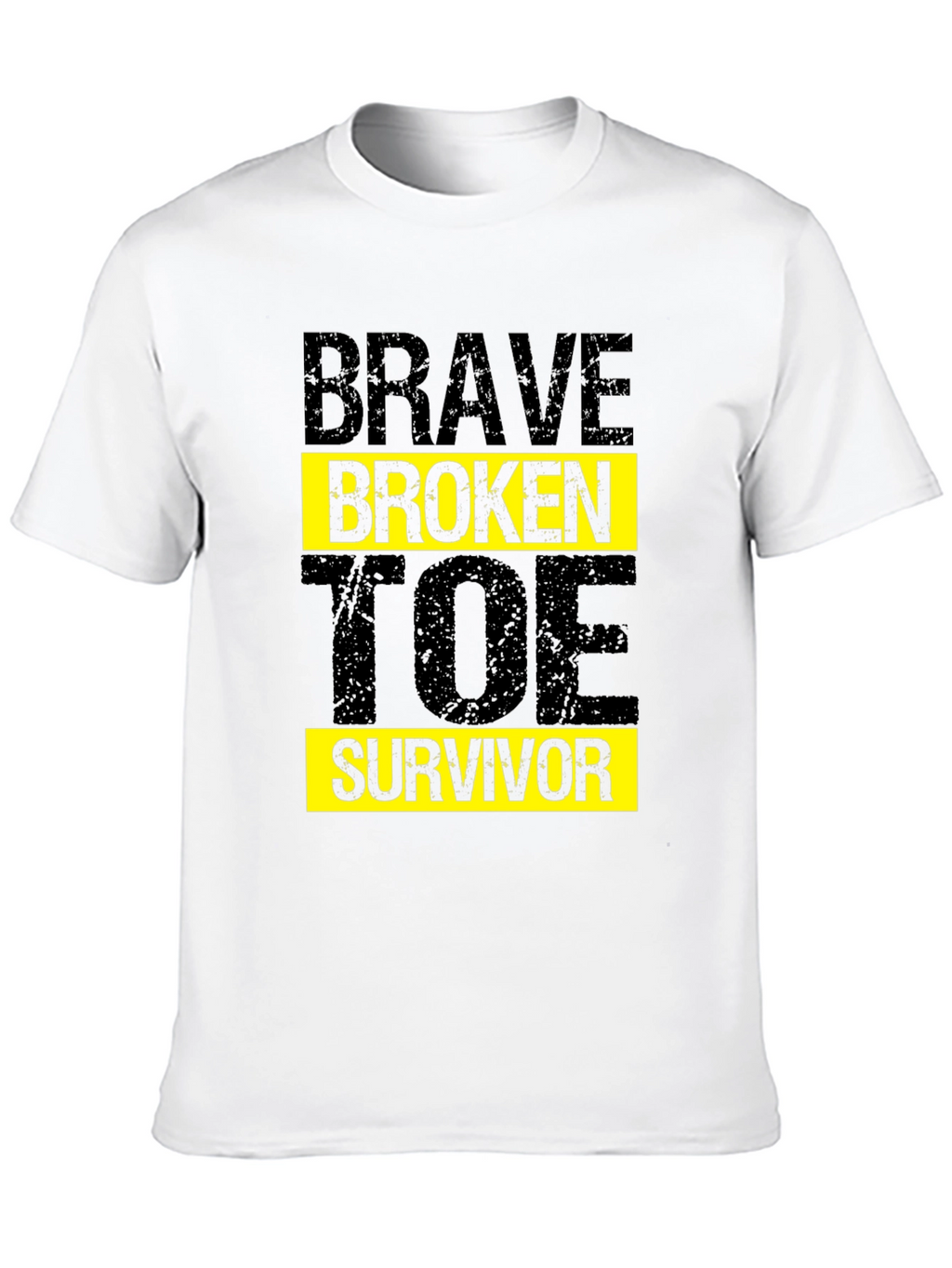 Camiseta Negra Brave Broken Toe Survivor