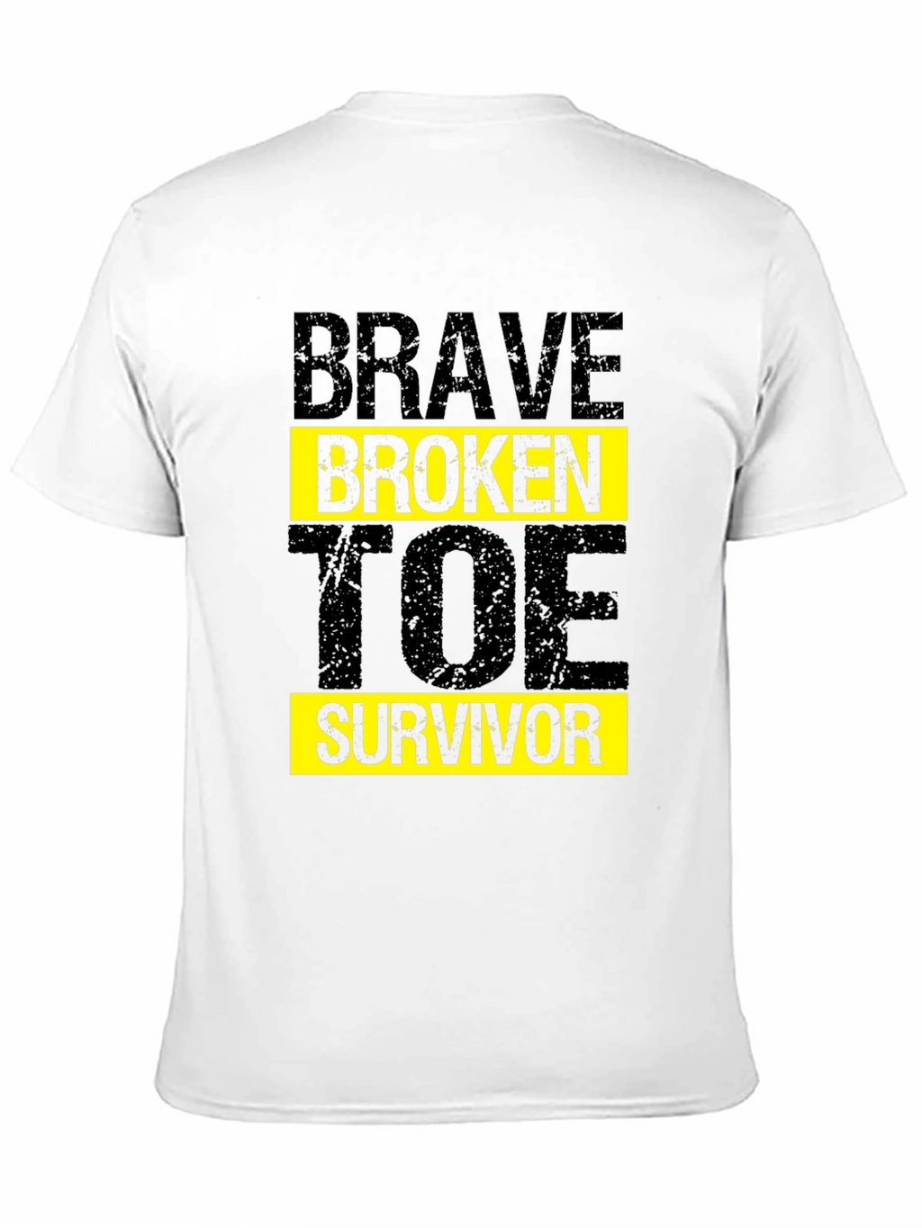 Camiseta Negra Brave Broken Toe Survivor