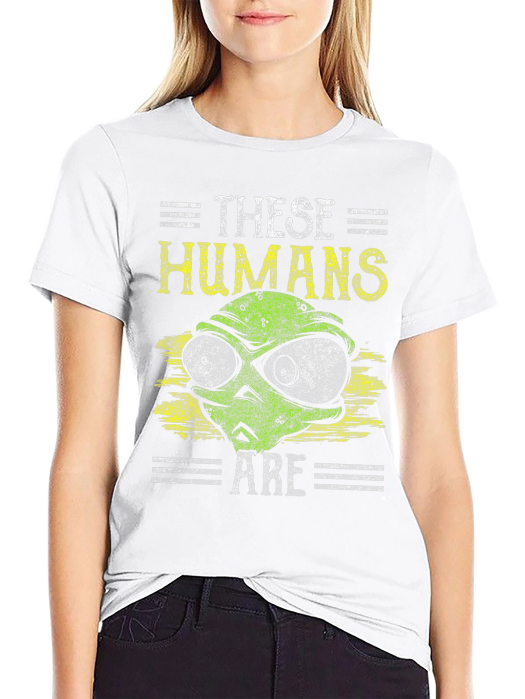 Camiseta Alienígena Estos Humanos Son