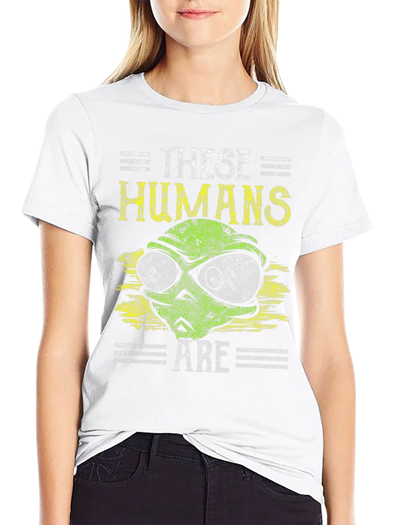 Camiseta Alienígena Estos Humanos Son