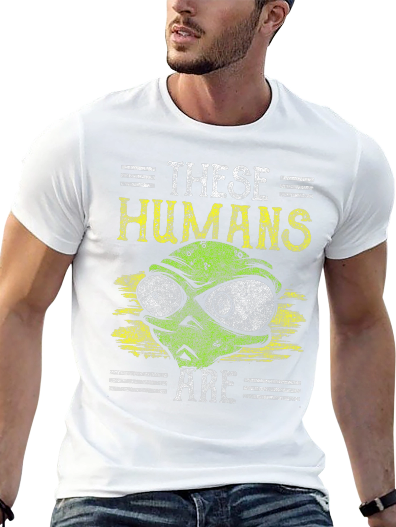 Camiseta Alienígena Estos Humanos Son
