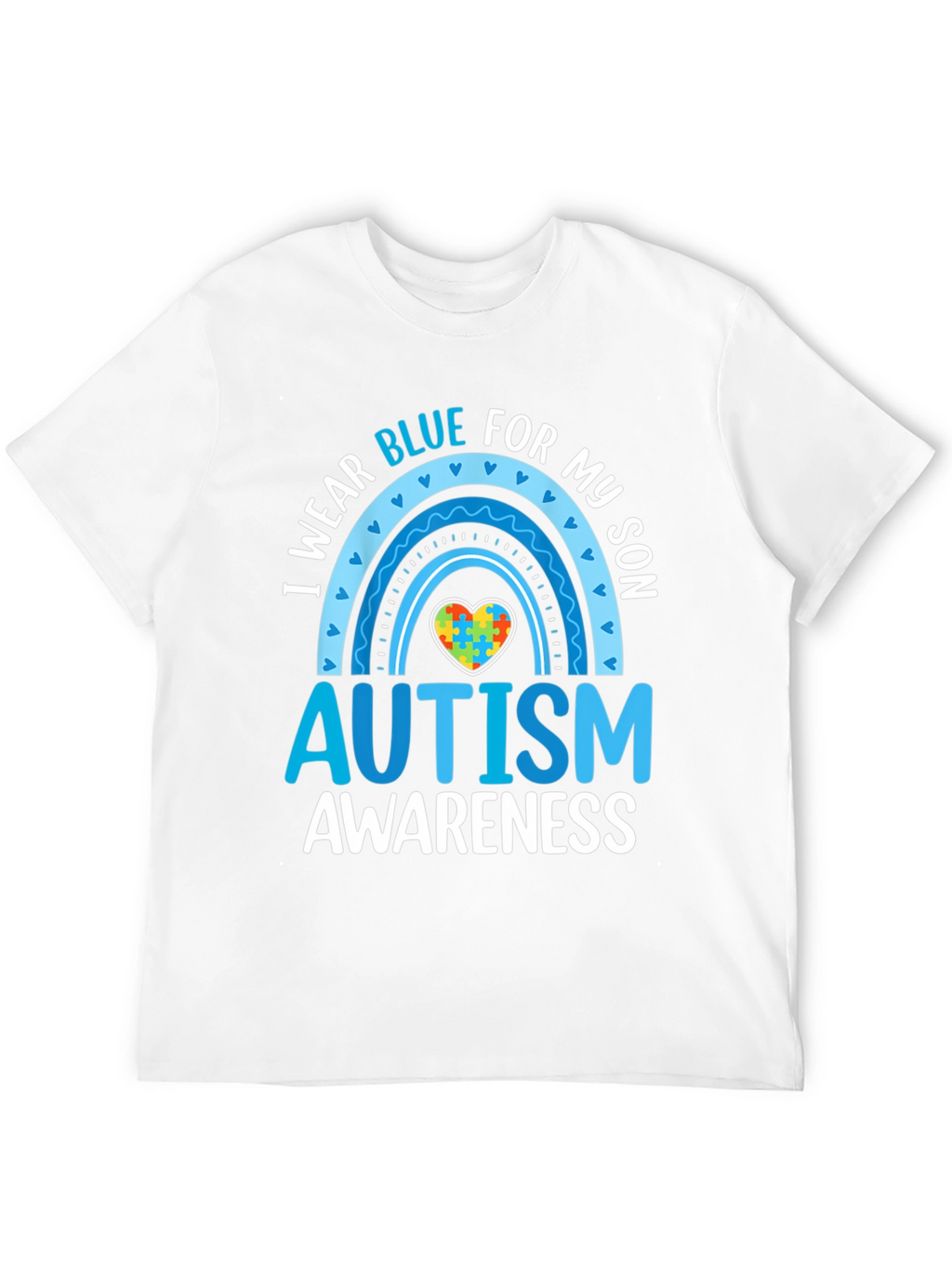 Camiseta Azul para Concientización del Autismo