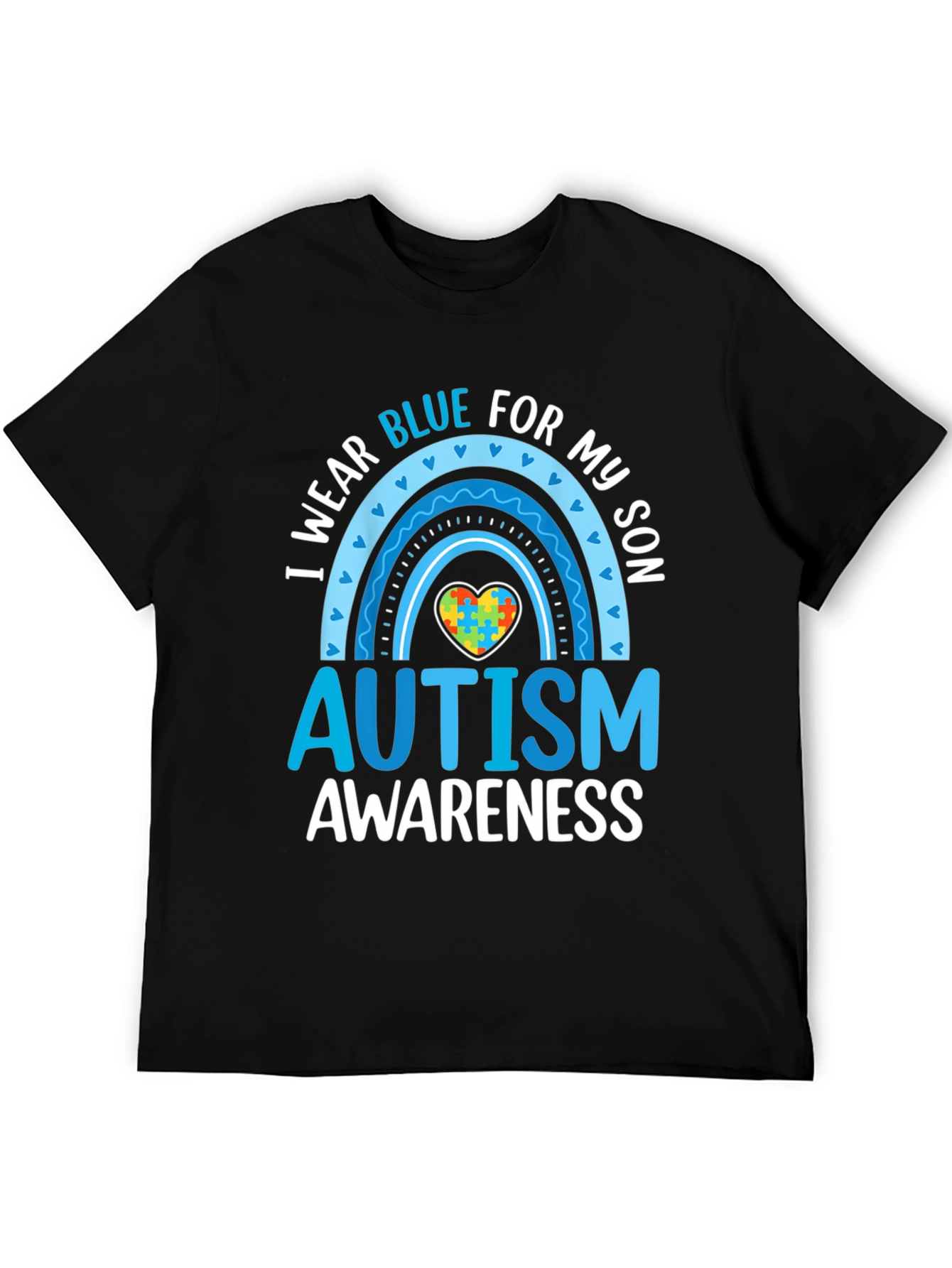 Camiseta Azul para Concientización del Autismo