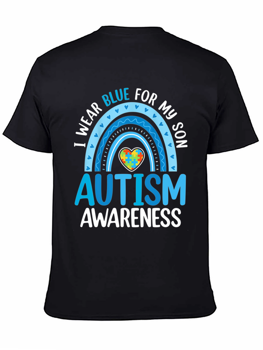 Camiseta Azul para Concientización del Autismo