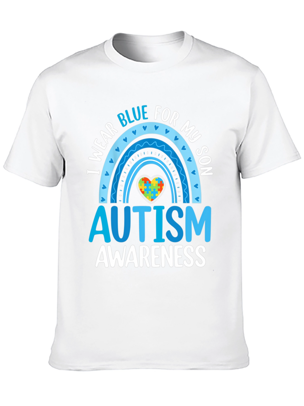 Camiseta Azul para Concientización del Autismo