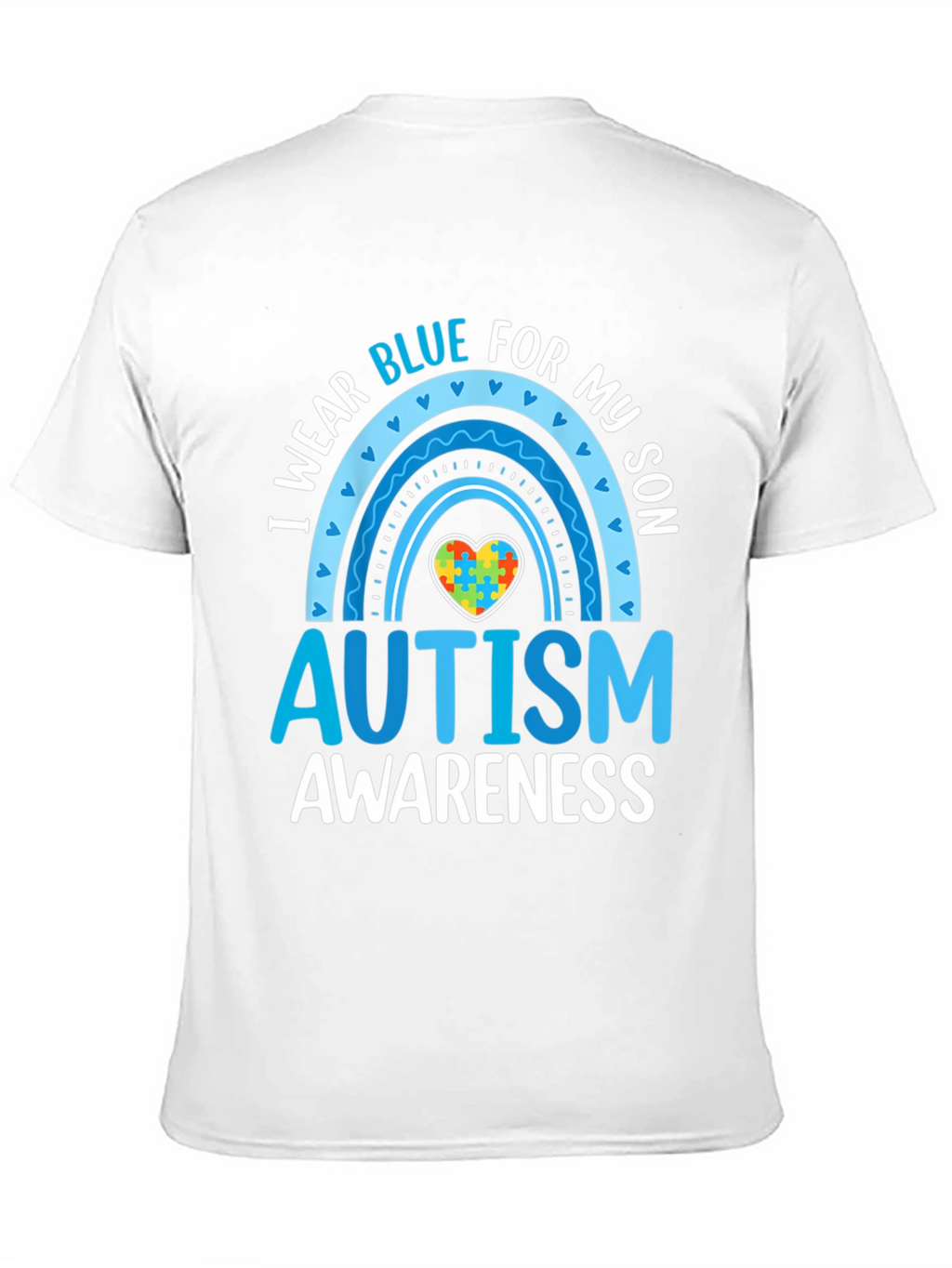 Camiseta Azul para Concientización del Autismo