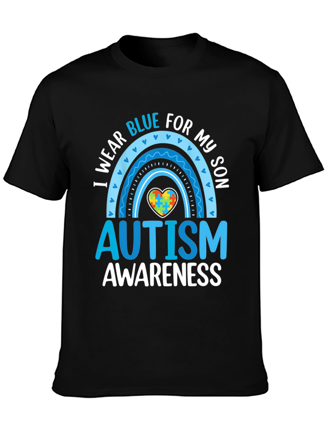 Camiseta Azul para Concientización del Autismo
