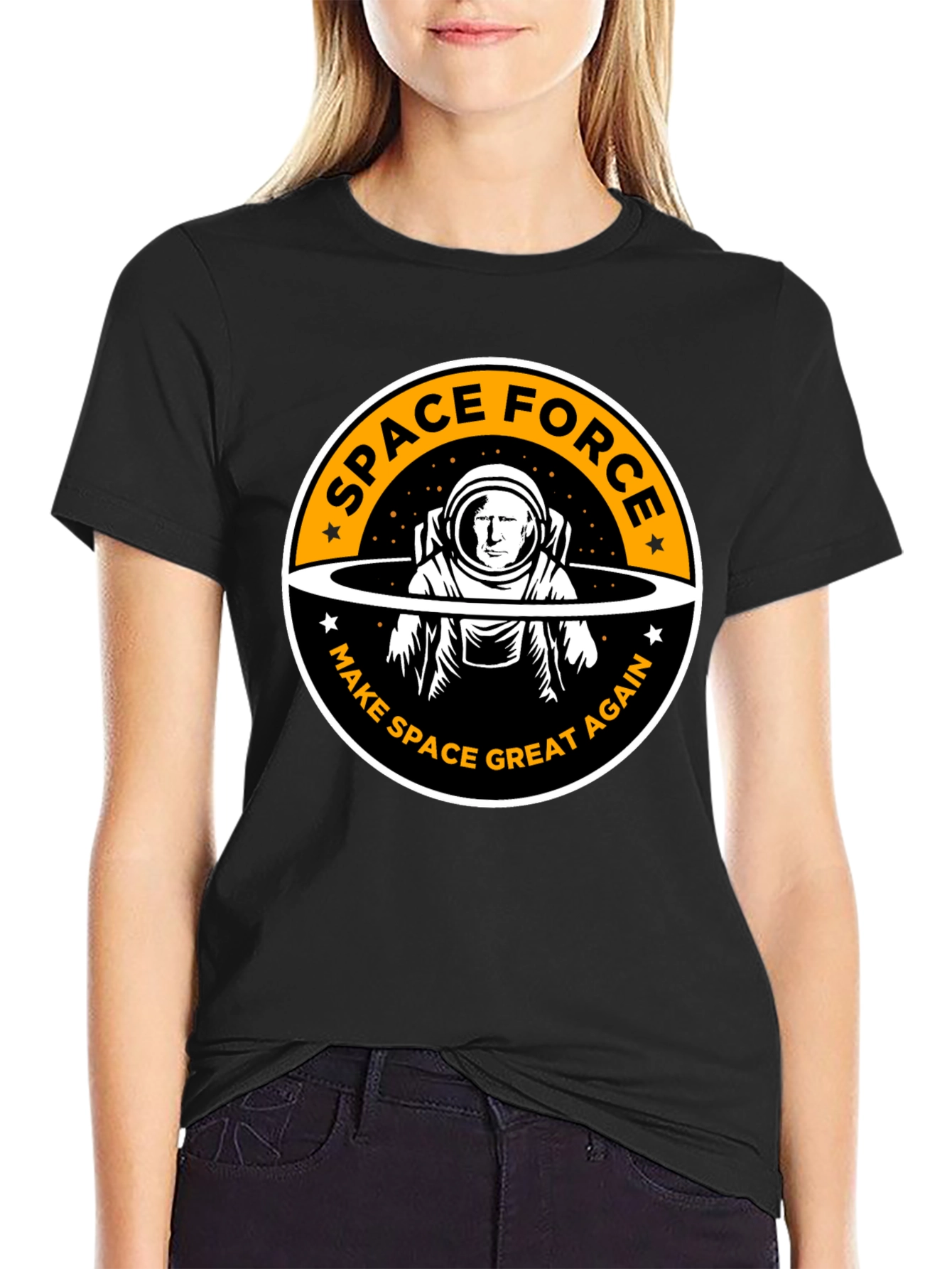 Camiseta Hombre Space Force - ¡Haz el Espacio Genial Otra Vez!