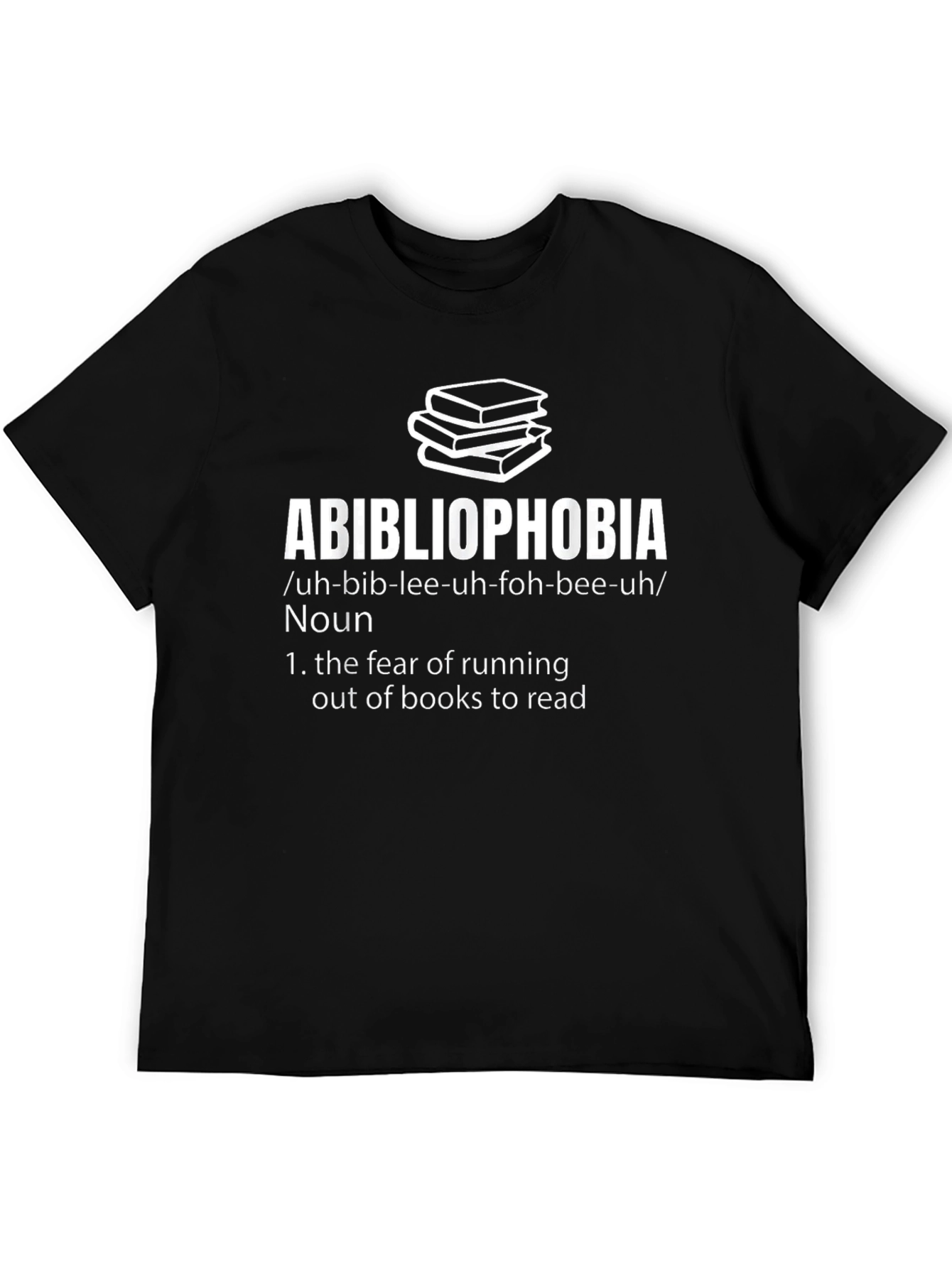 Camiseta Abibliophobia - Miedo a Quedarse sin Libros