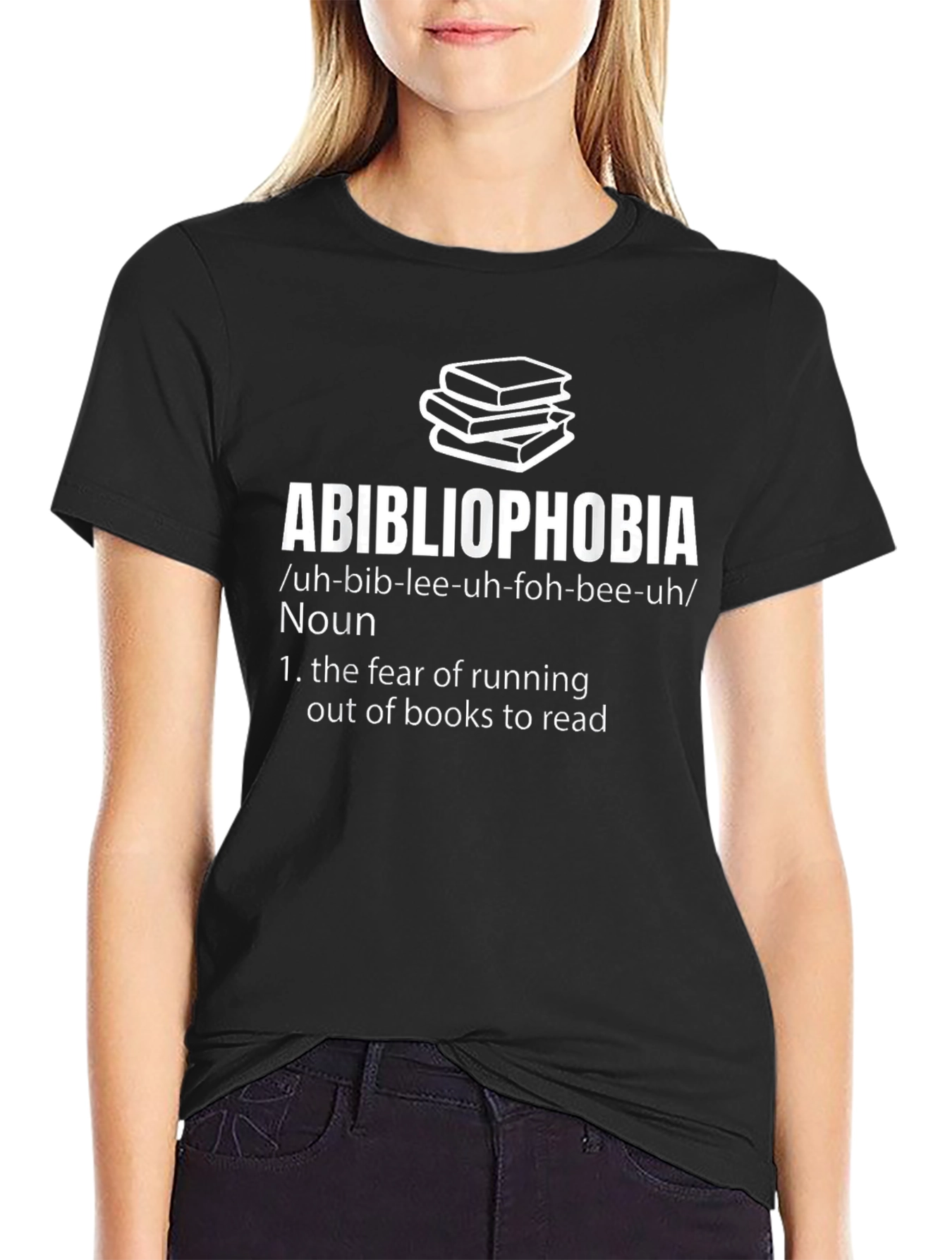 Camiseta Abibliophobia - Miedo a Quedarse sin Libros